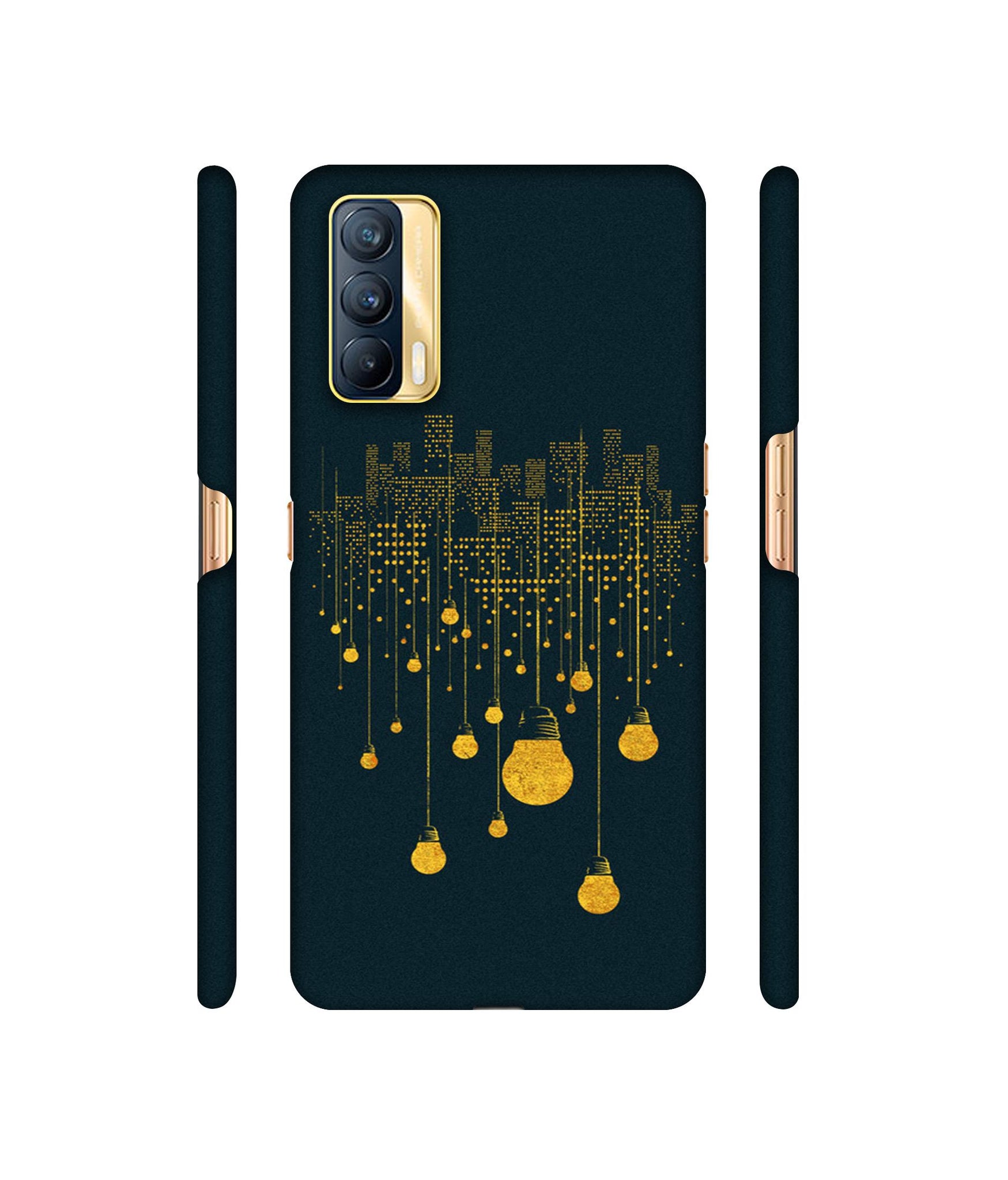 City Light Pattern Designer Hard Back Cover for Realme X7 5G