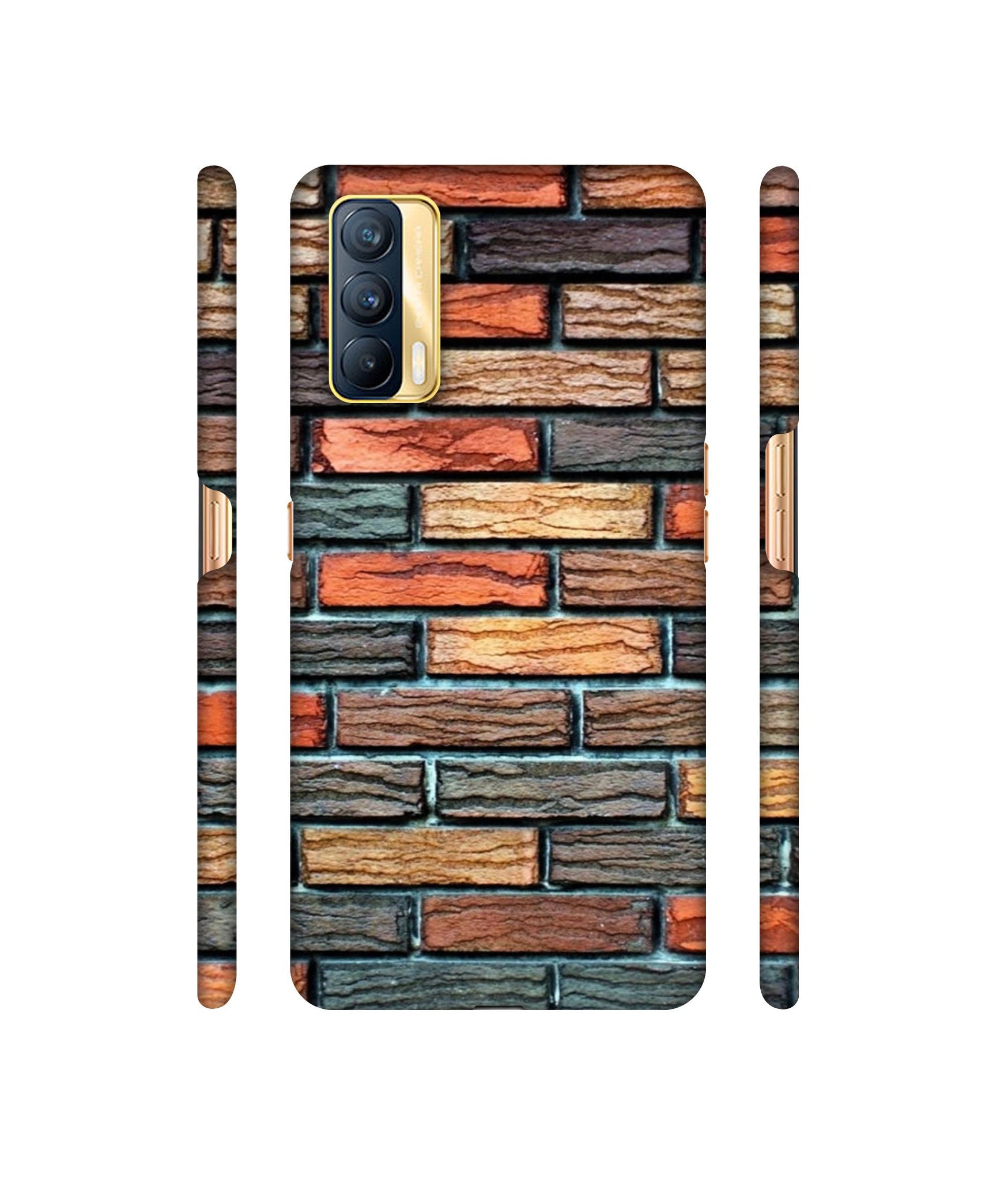 Brick Wall Designer Hard Back Cover for Realme X7 5G
