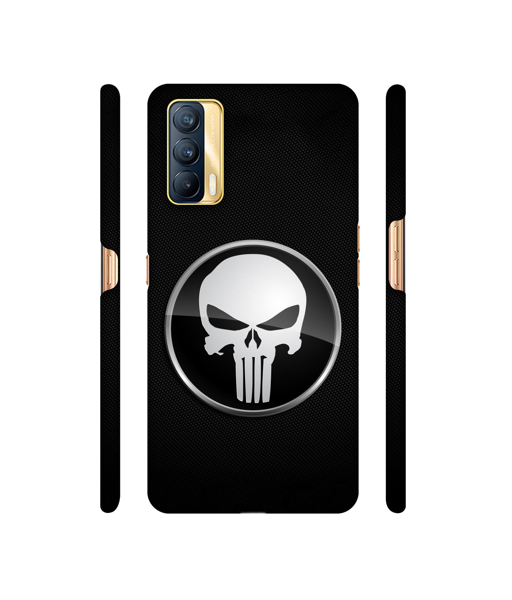 Skull Pattern Designer Hard Back Cover for Realme X7 5G