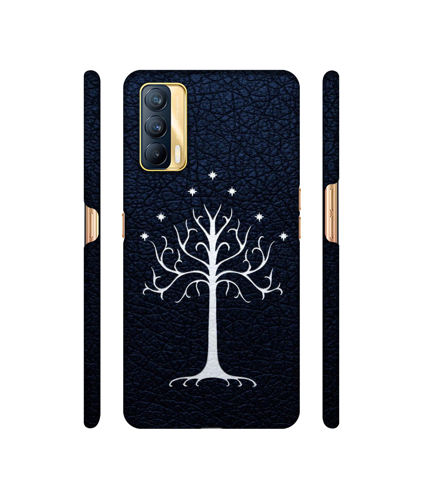 Magic Tree Pattern Designer Hard Back Cover for Realme X7 5G