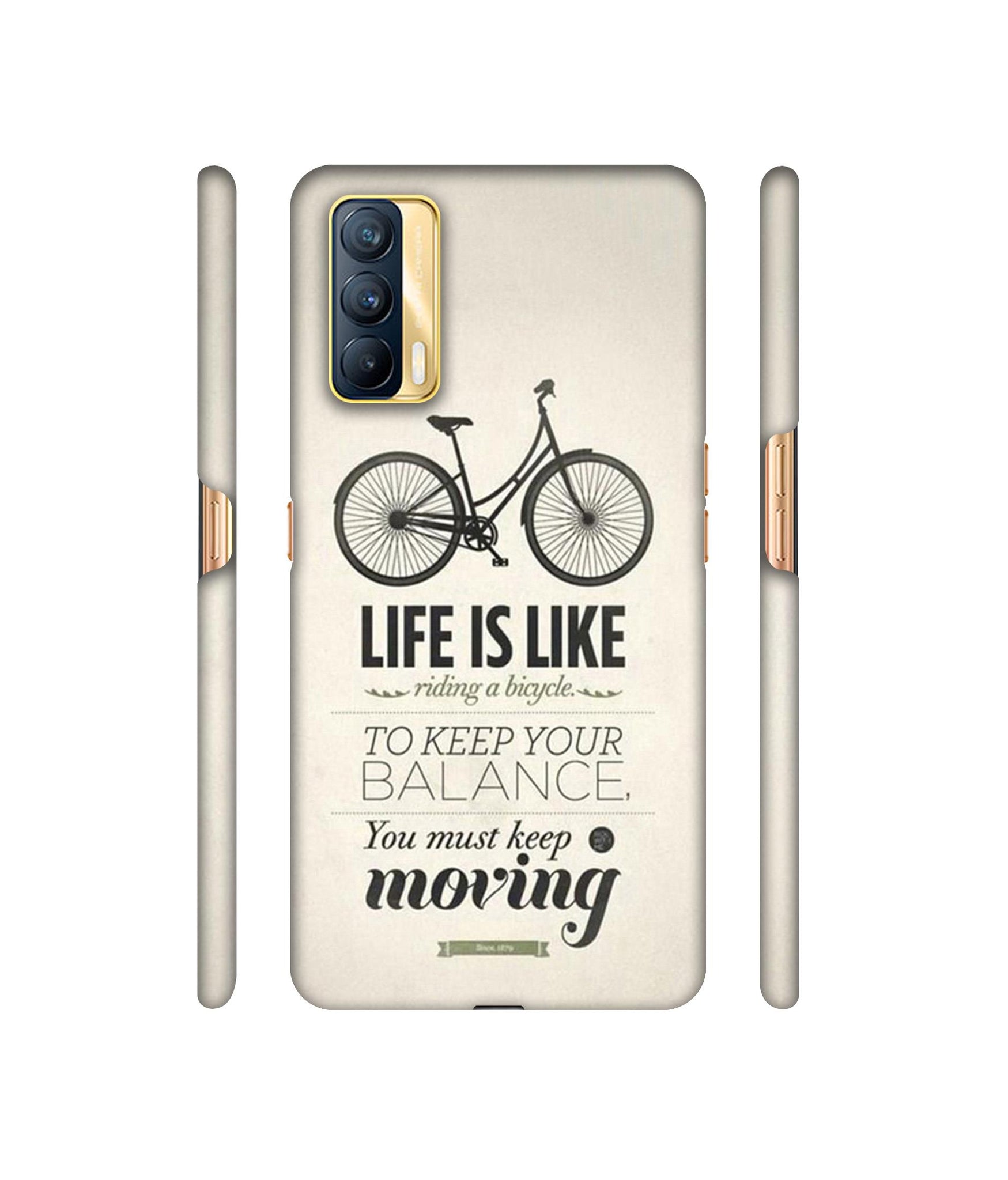 Life is Like Moving Designer Hard Back Cover for Realme X7 5G