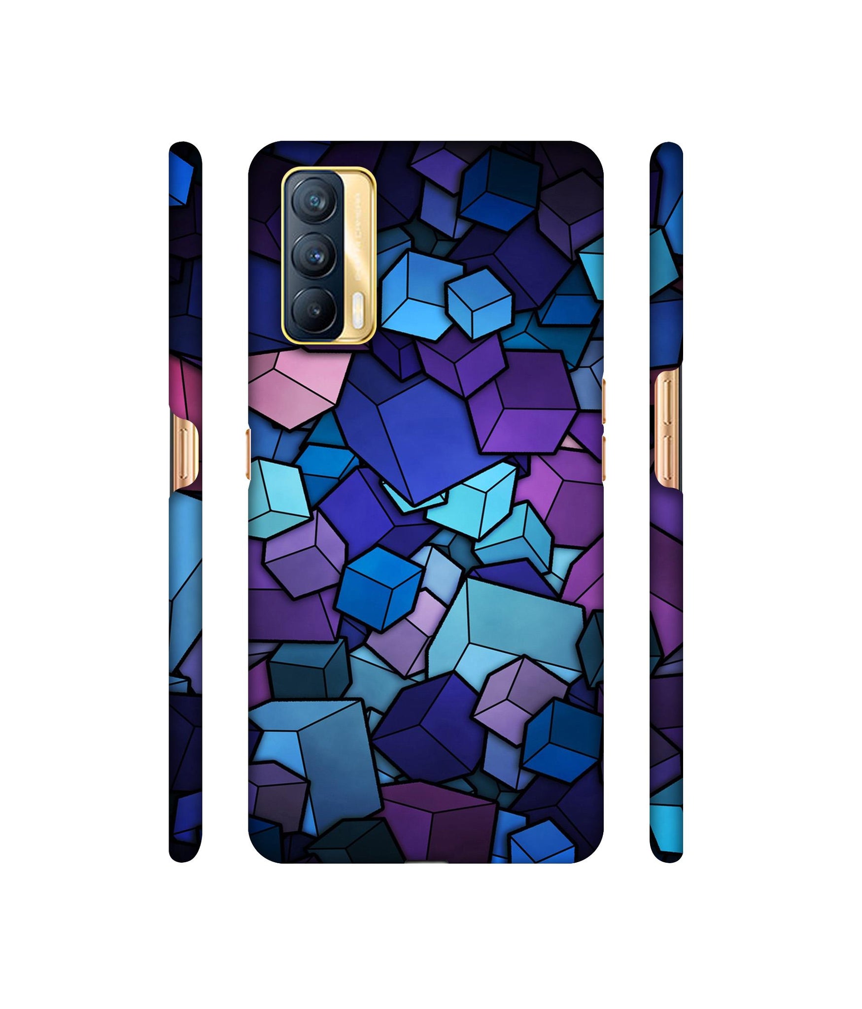 Color Box Designer Hard Back Cover for Realme X7 5G