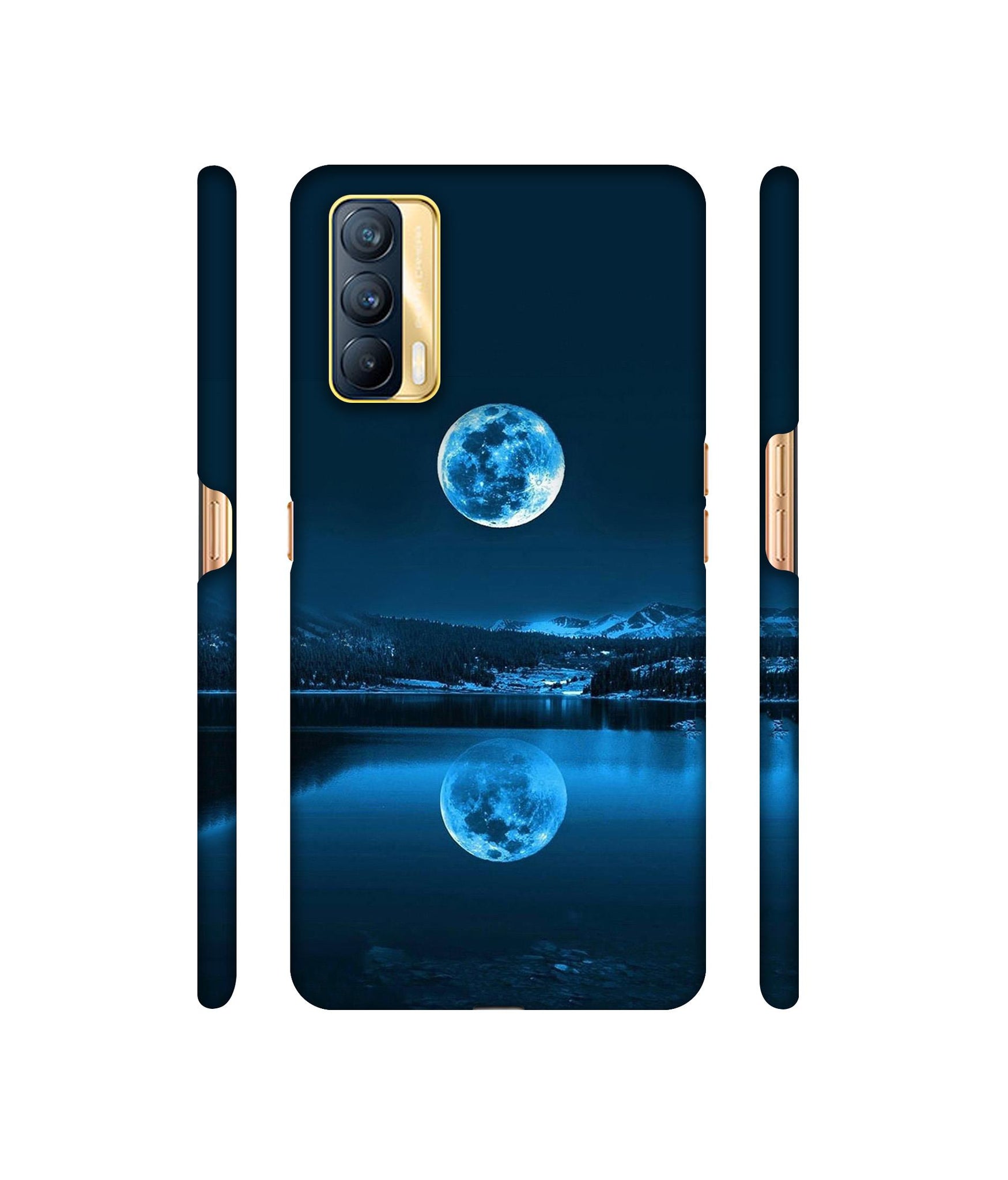 Moon Pattern Print Designer Hard Back Cover for Realme X7 5G
