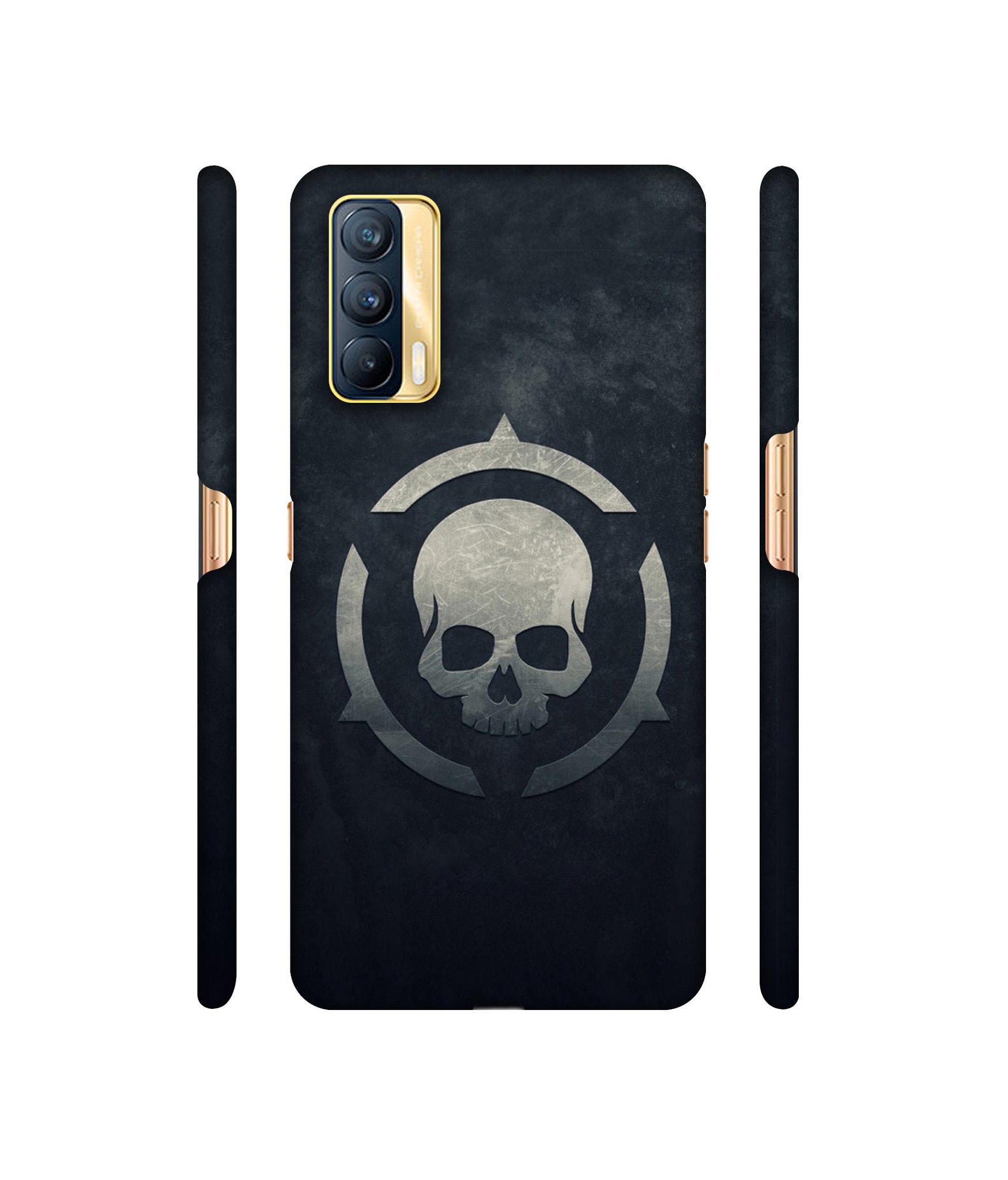Skull Pattern Print Designer Hard Back Cover for Realme X7 5G