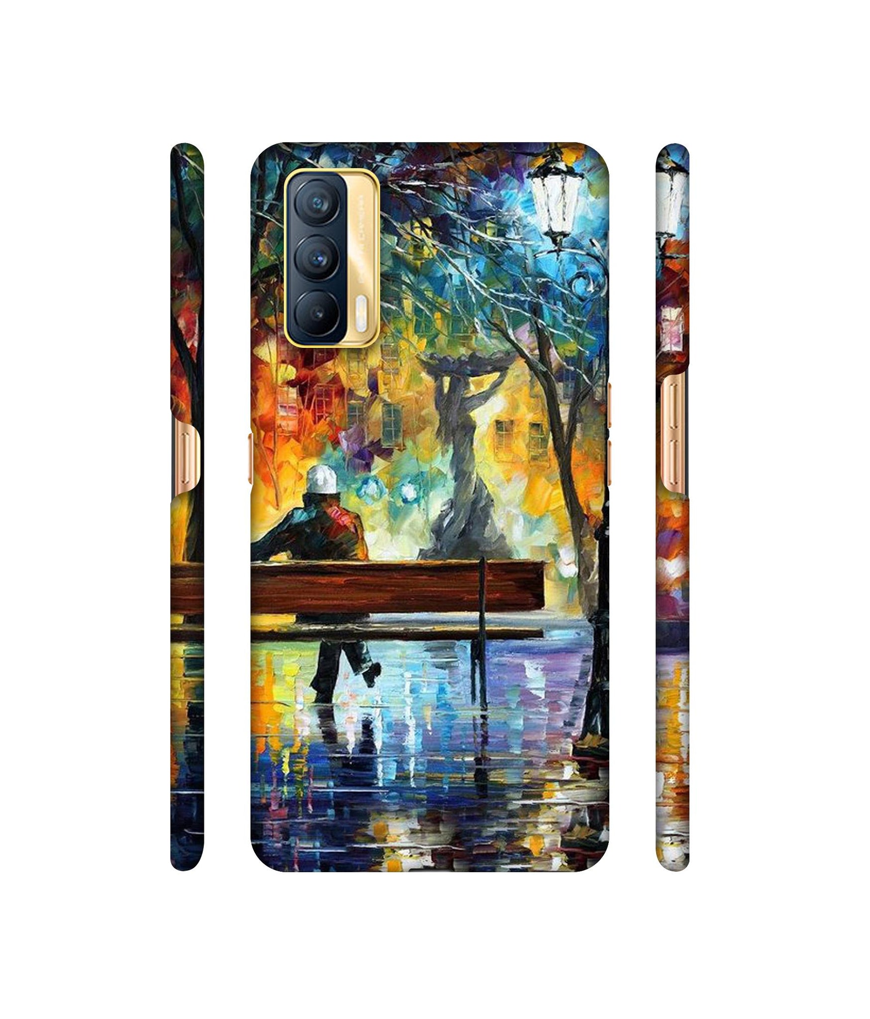 Man Resting Designer Hard Back Cover for Realme X7 5G