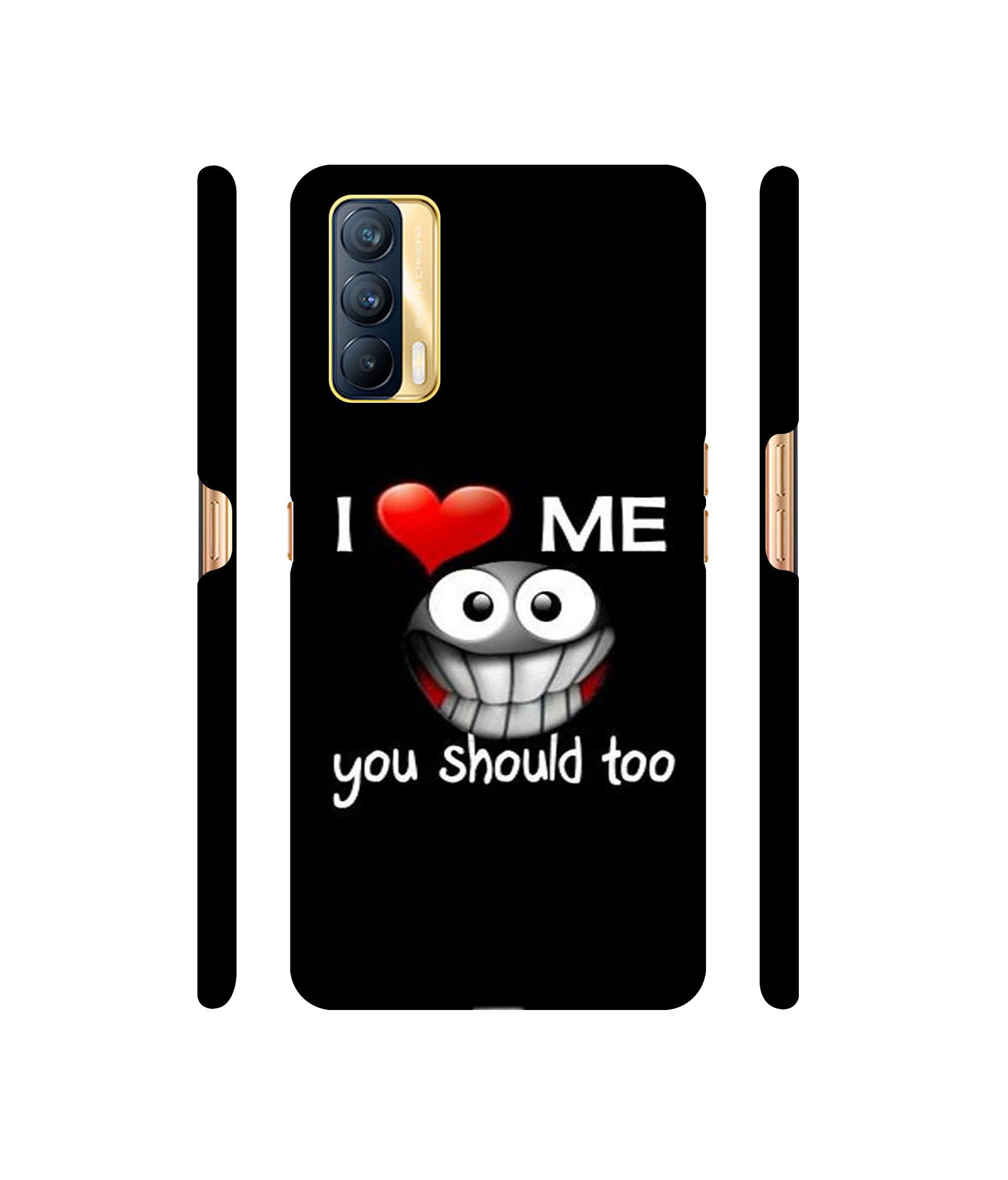 I Love Me Quotes Designer Hard Back Cover for Realme X7 5G