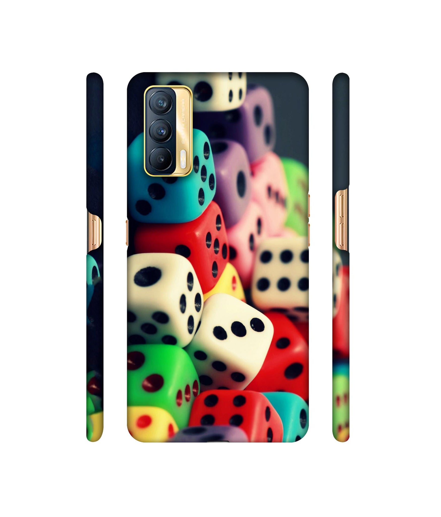 Dice Designer Hard Back Cover for Realme X7 5G