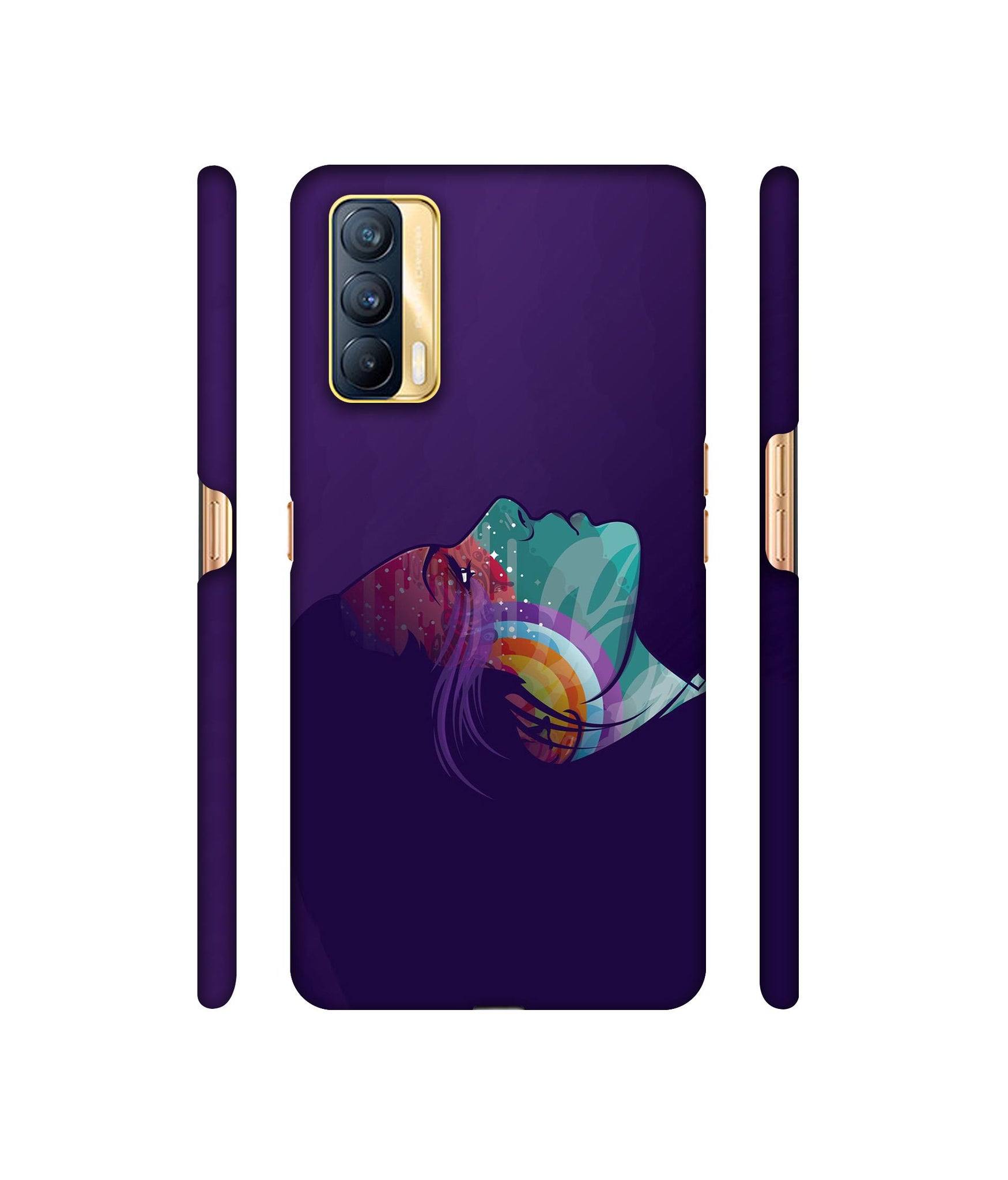 Vector Girl Designer Hard Back Cover for Realme X7 5G