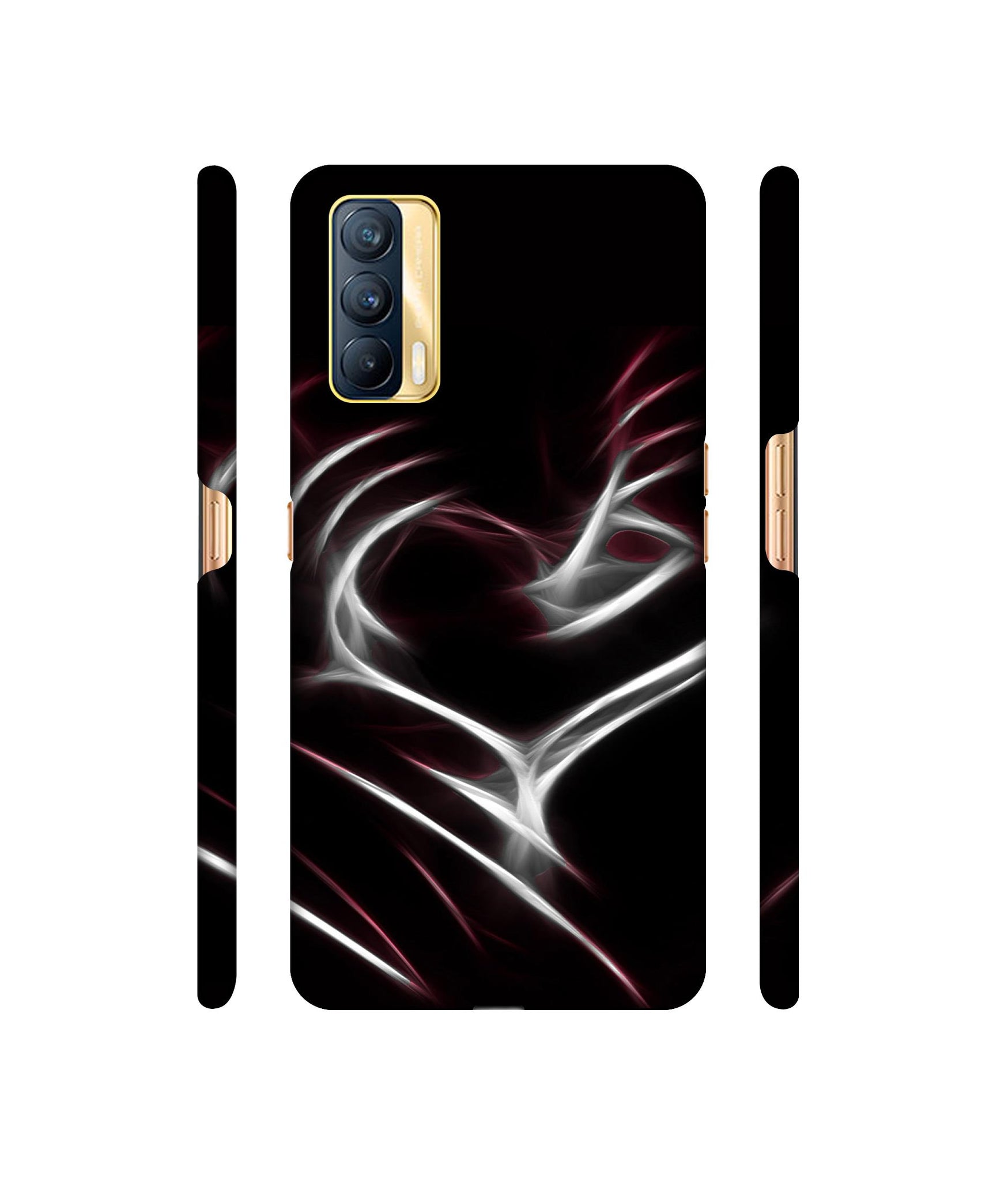 Heart Line Designer Hard Back Cover for Realme X7 5G
