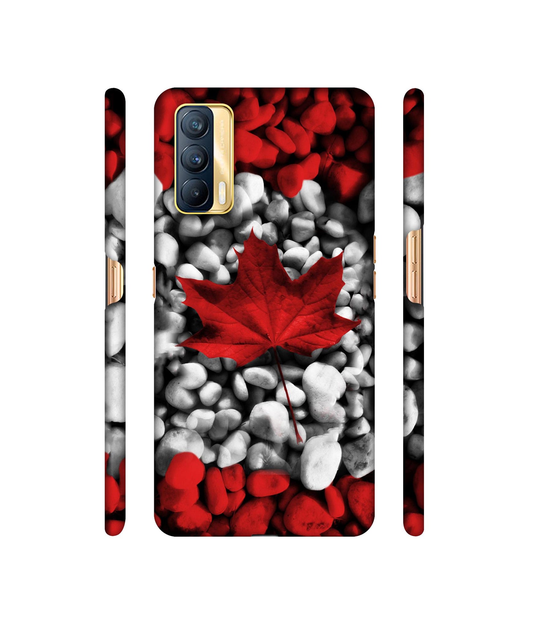 Canada Leaves Flag Designer Hard Back Cover for Realme X7 5G