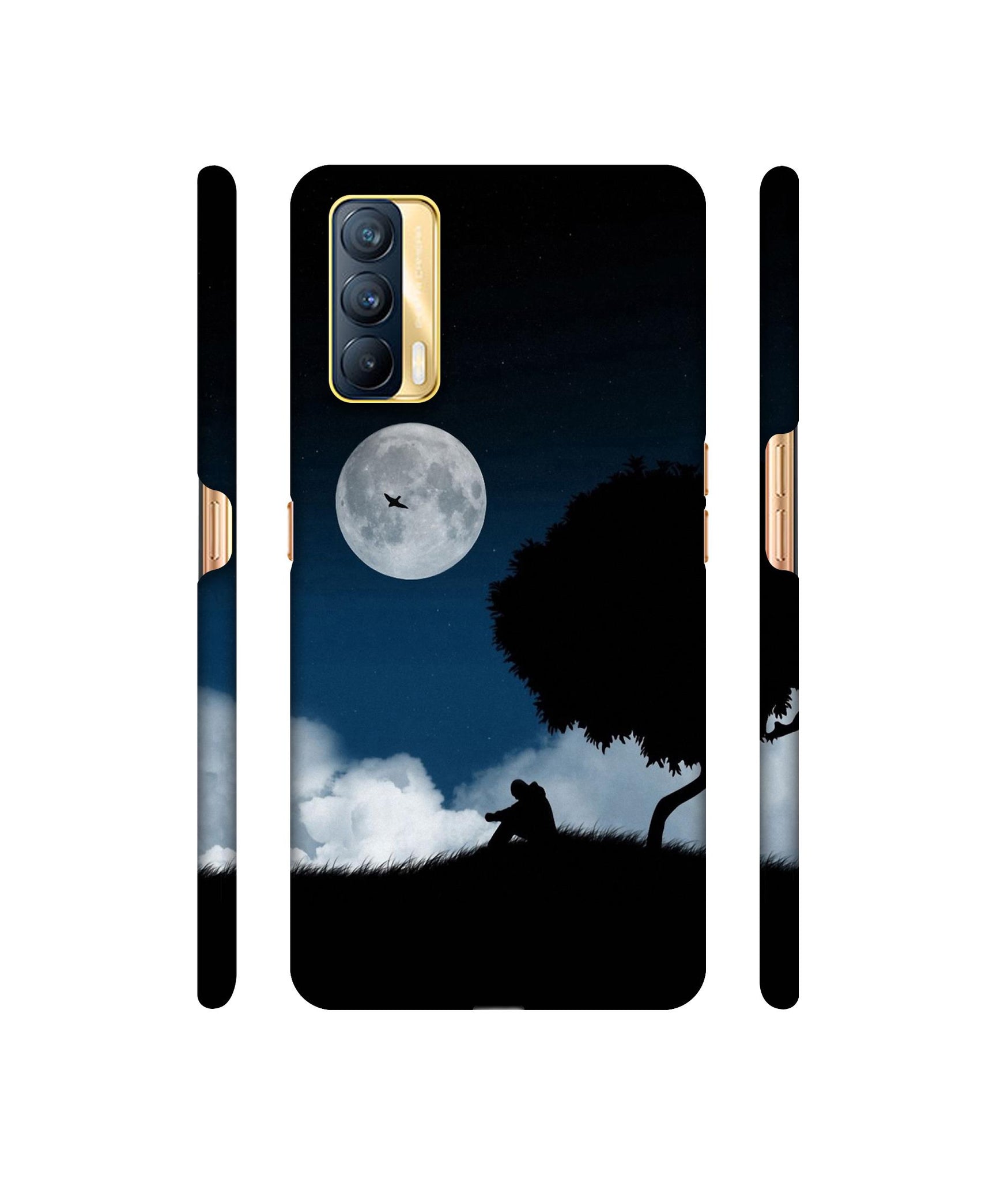Solitude Tree Designer Hard Back Cover for Realme X7 5G