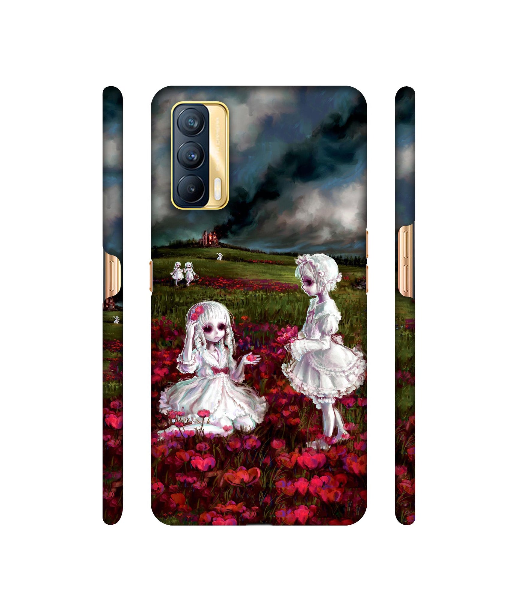 Vampires Girls Designer Hard Back Cover for Realme X7 5G