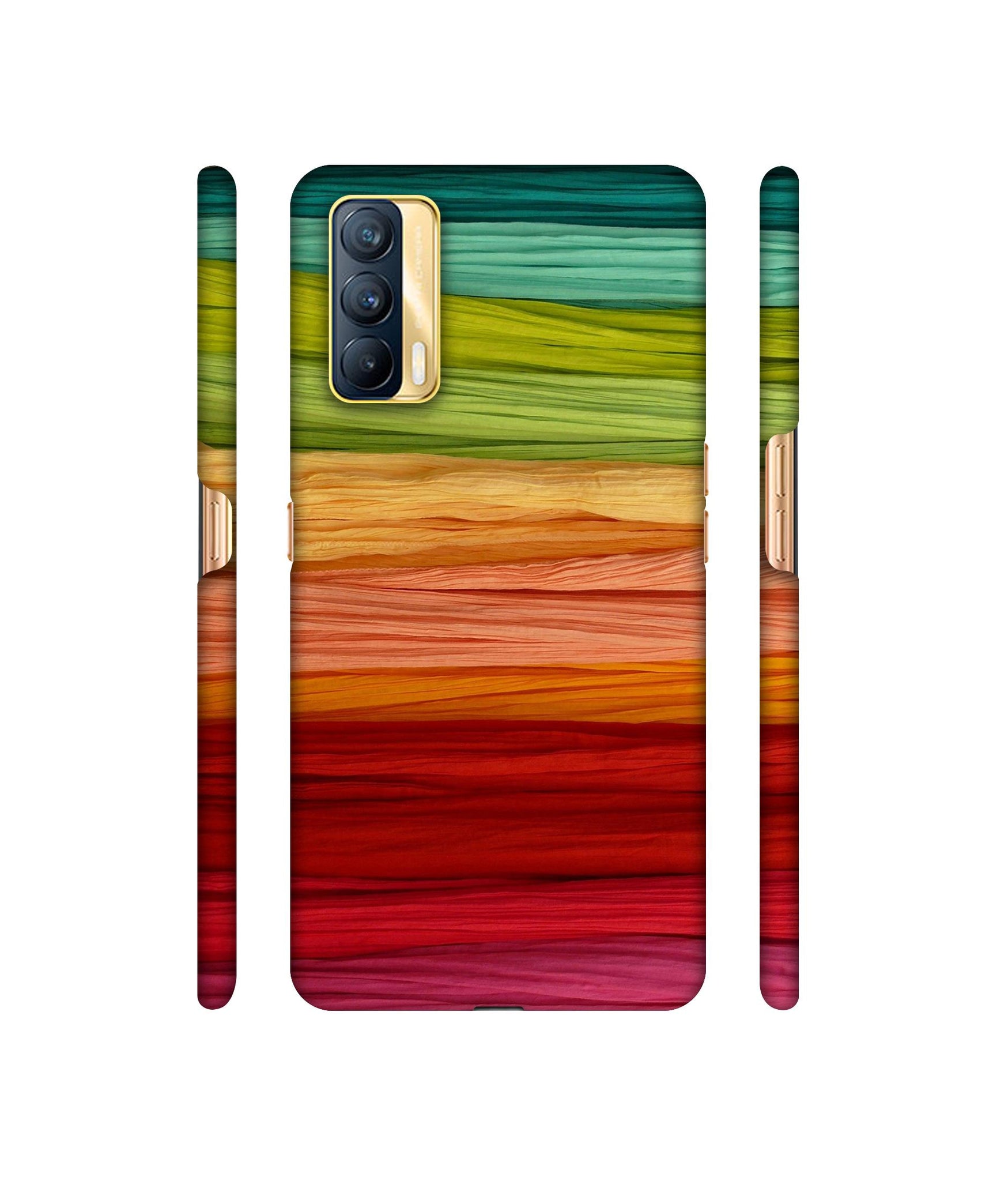 Colorful Thread Designer Hard Back Cover for Realme X7 5G