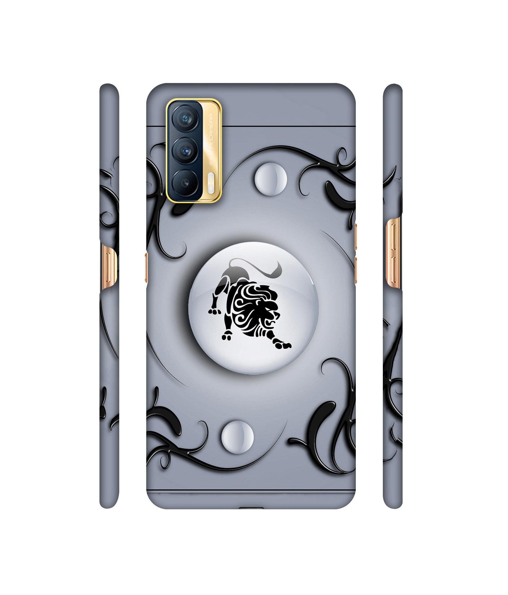 Leo Designer Hard Back Cover for Realme X7 5G