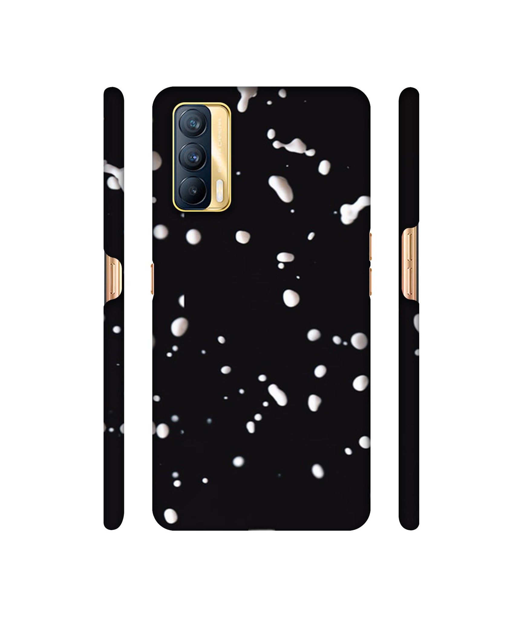 Milk Splash Designer Hard Back Cover for Realme X7 5G