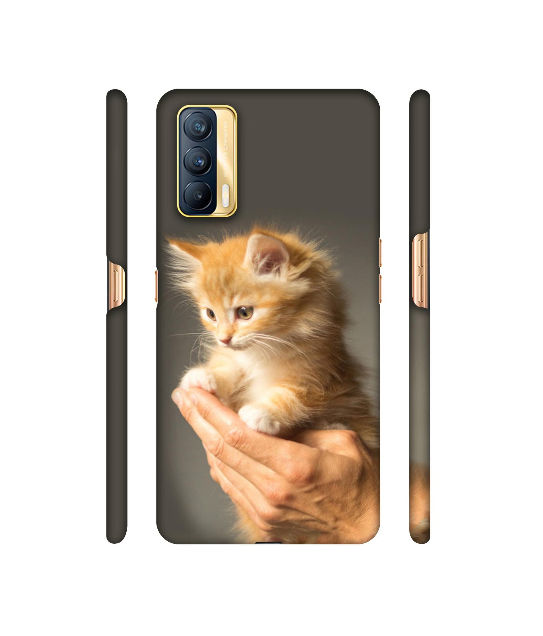 Cute Kitten Designer Hard Back Cover for Realme X7 5G