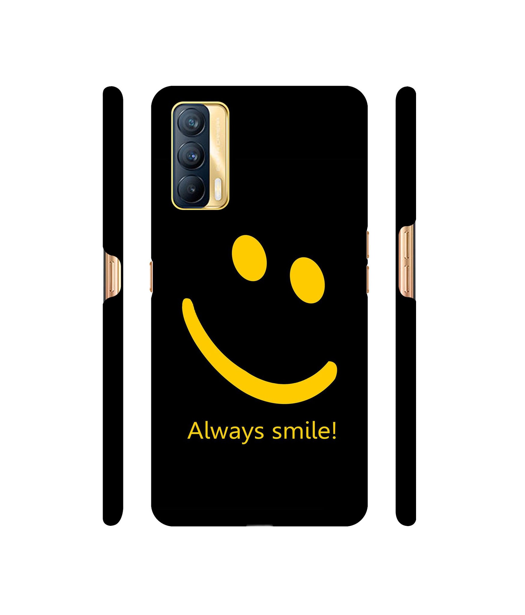 Always Smile Quote Designer Hard Back Cover for Realme X7 5G