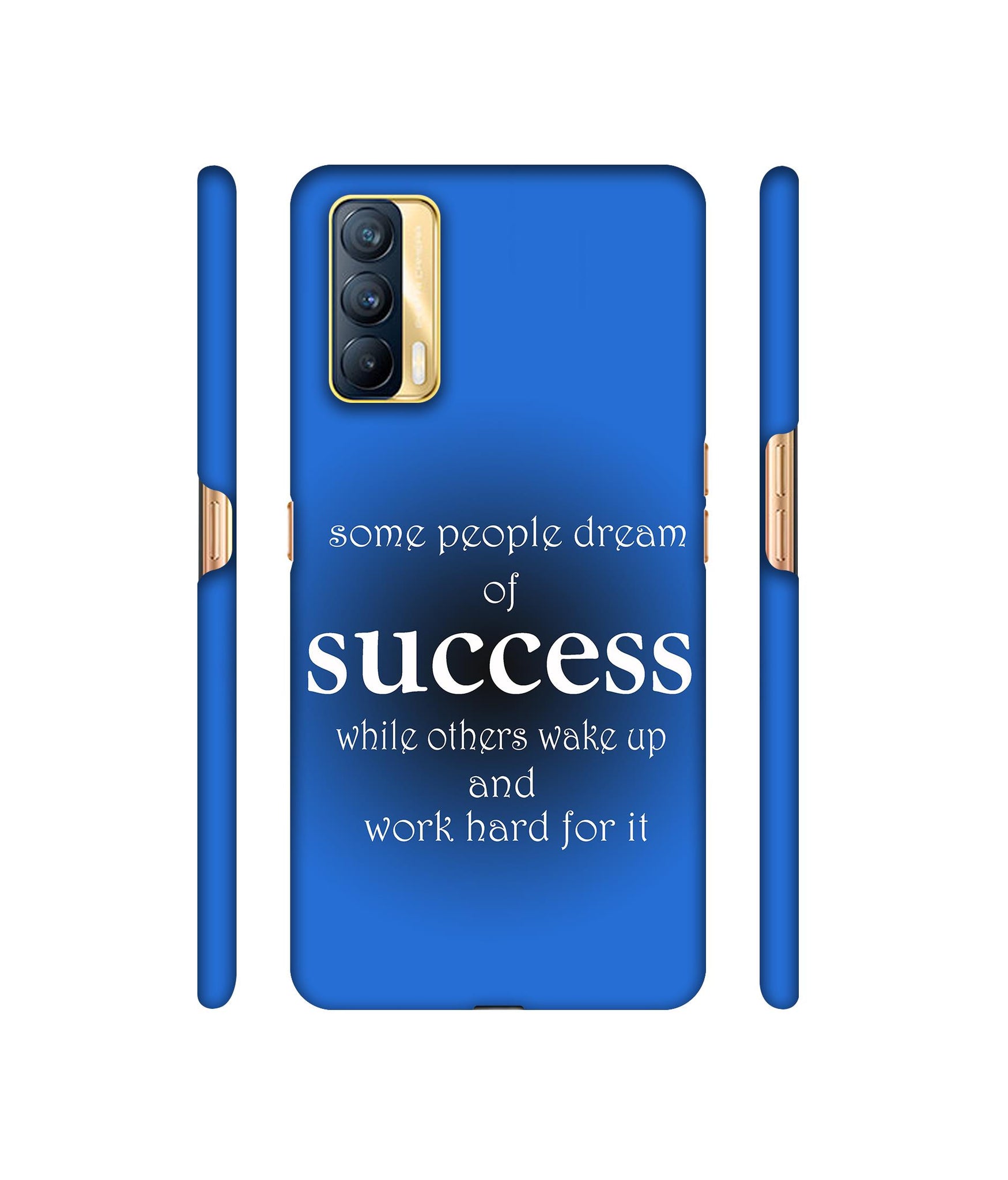 Success Motivational Designer Hard Back Cover for Realme X7 5G
