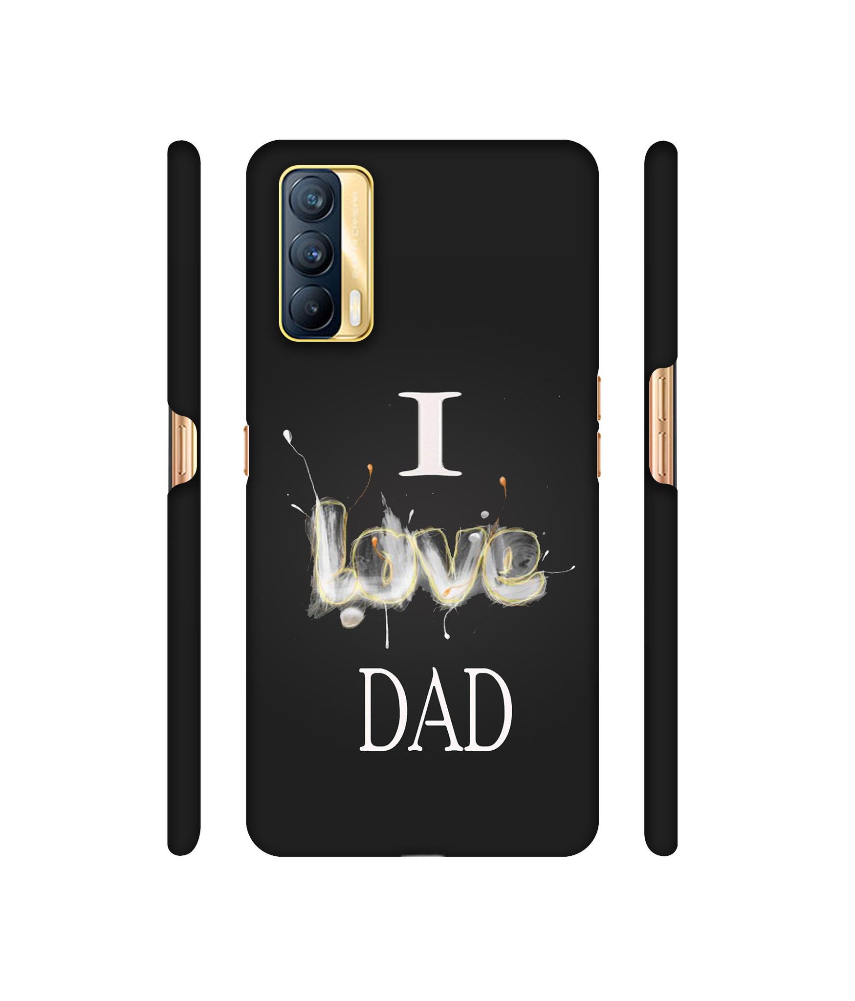 Happy Quote Designer Hard Back Cover for Realme X7 5G