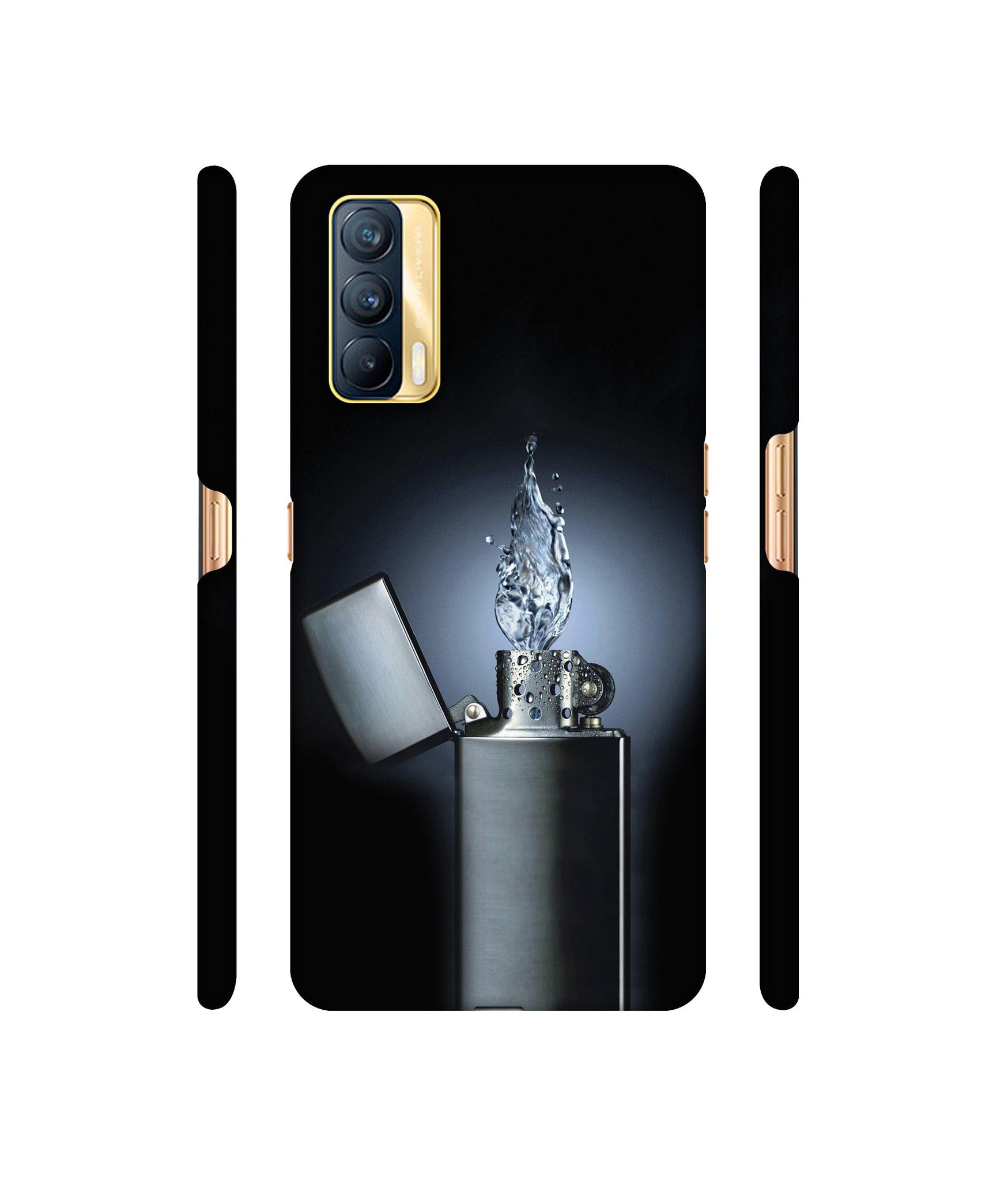 Water Lighter Designer Hard Back Cover for Realme X7 5G