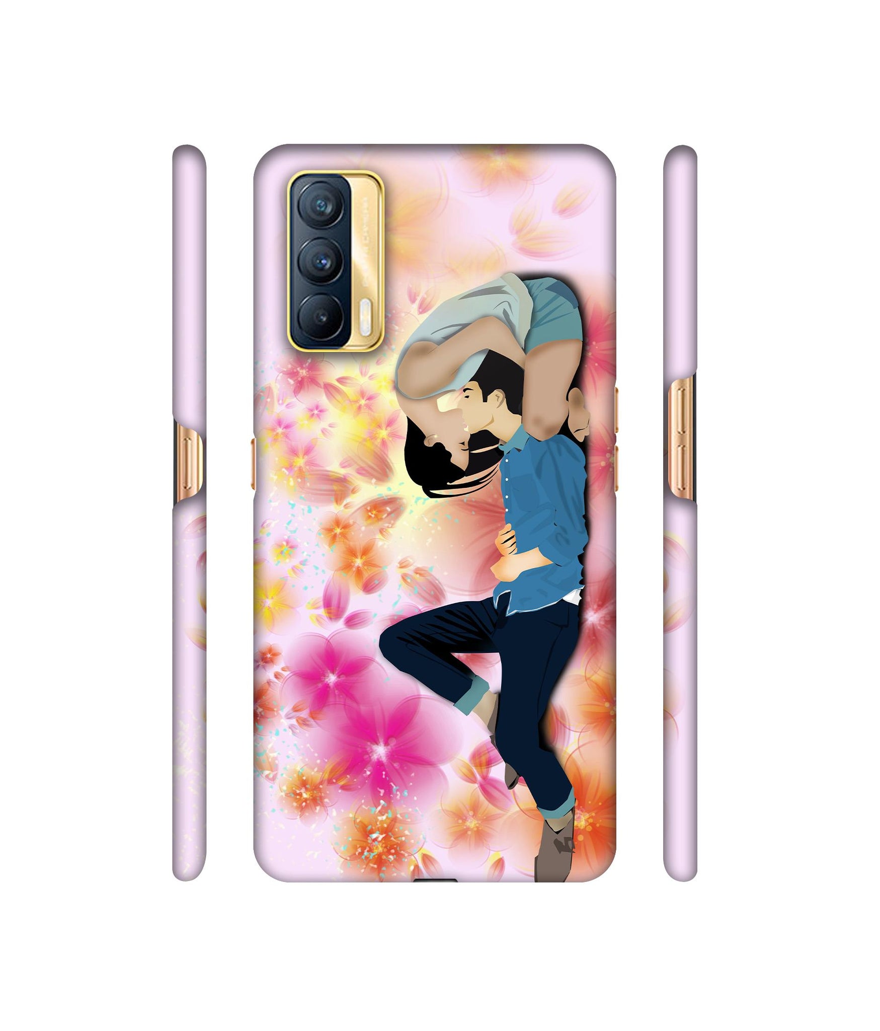 Couple Love Designer Hard Back Cover for Realme X7 5G