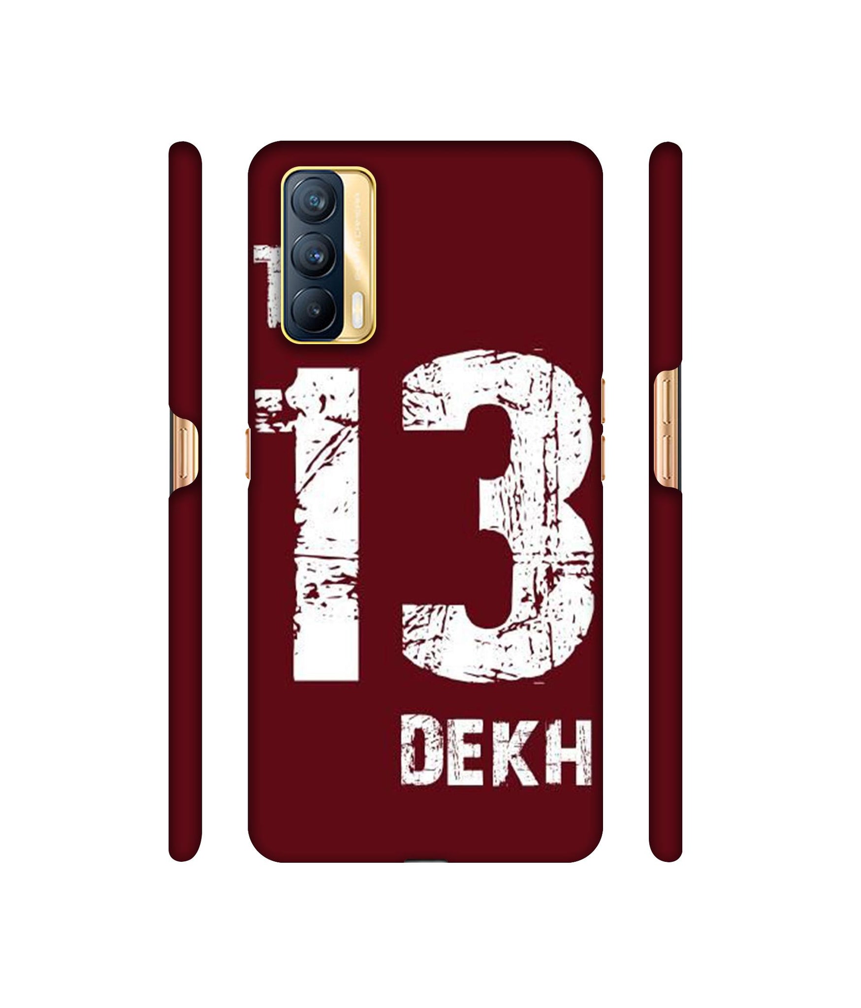 Tu 13 Dekh Designer Hard Back Cover for Realme X7 5G