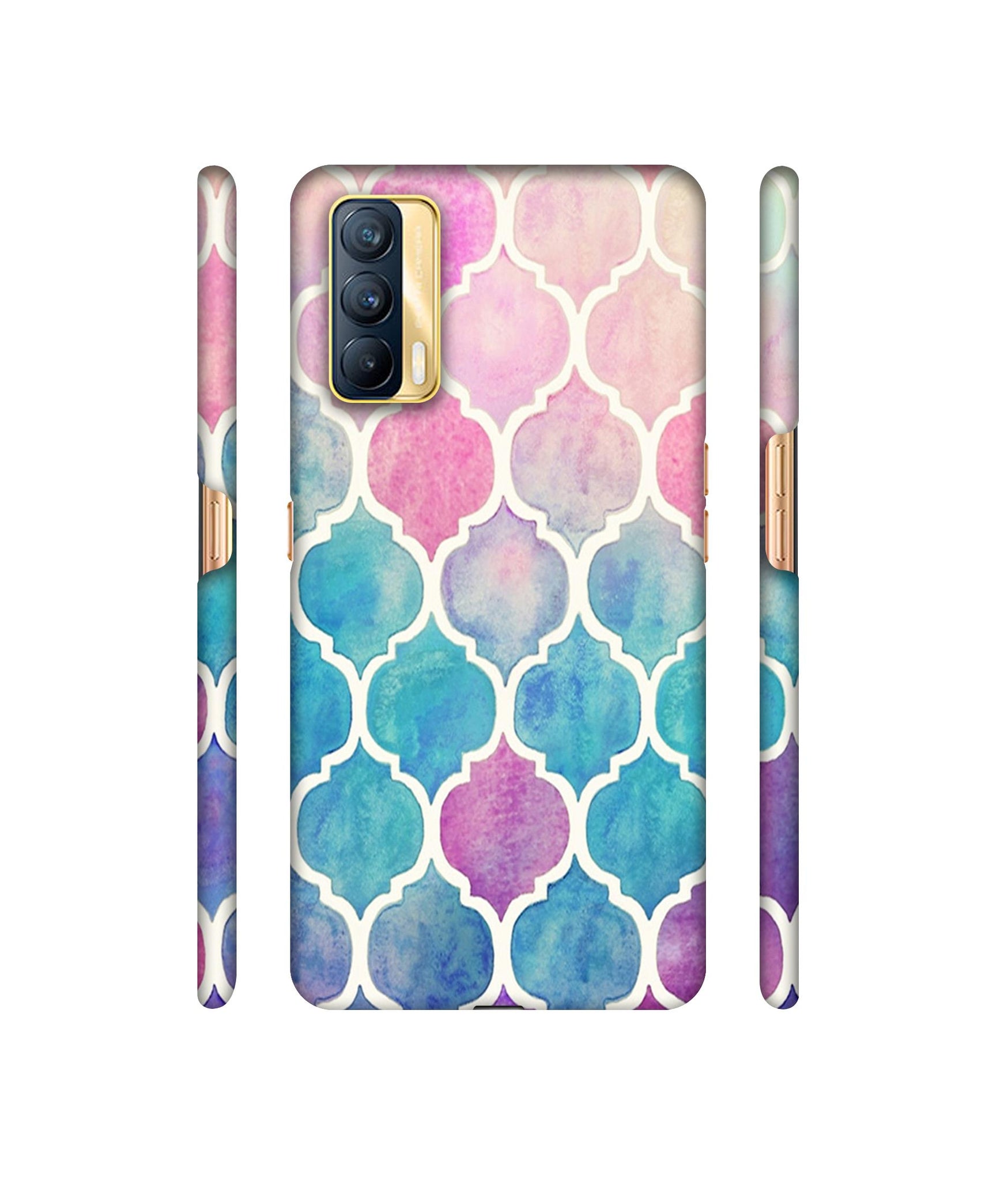 Patterns Art Designer Hard Back Cover for Realme X7 5G