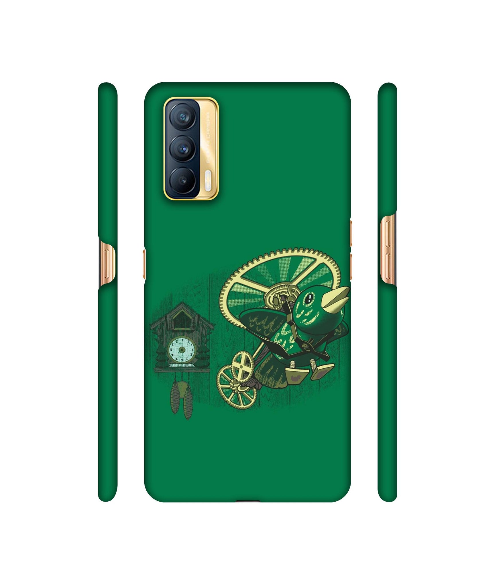 Clock Bird Designer Hard Back Cover for Realme X7 5G