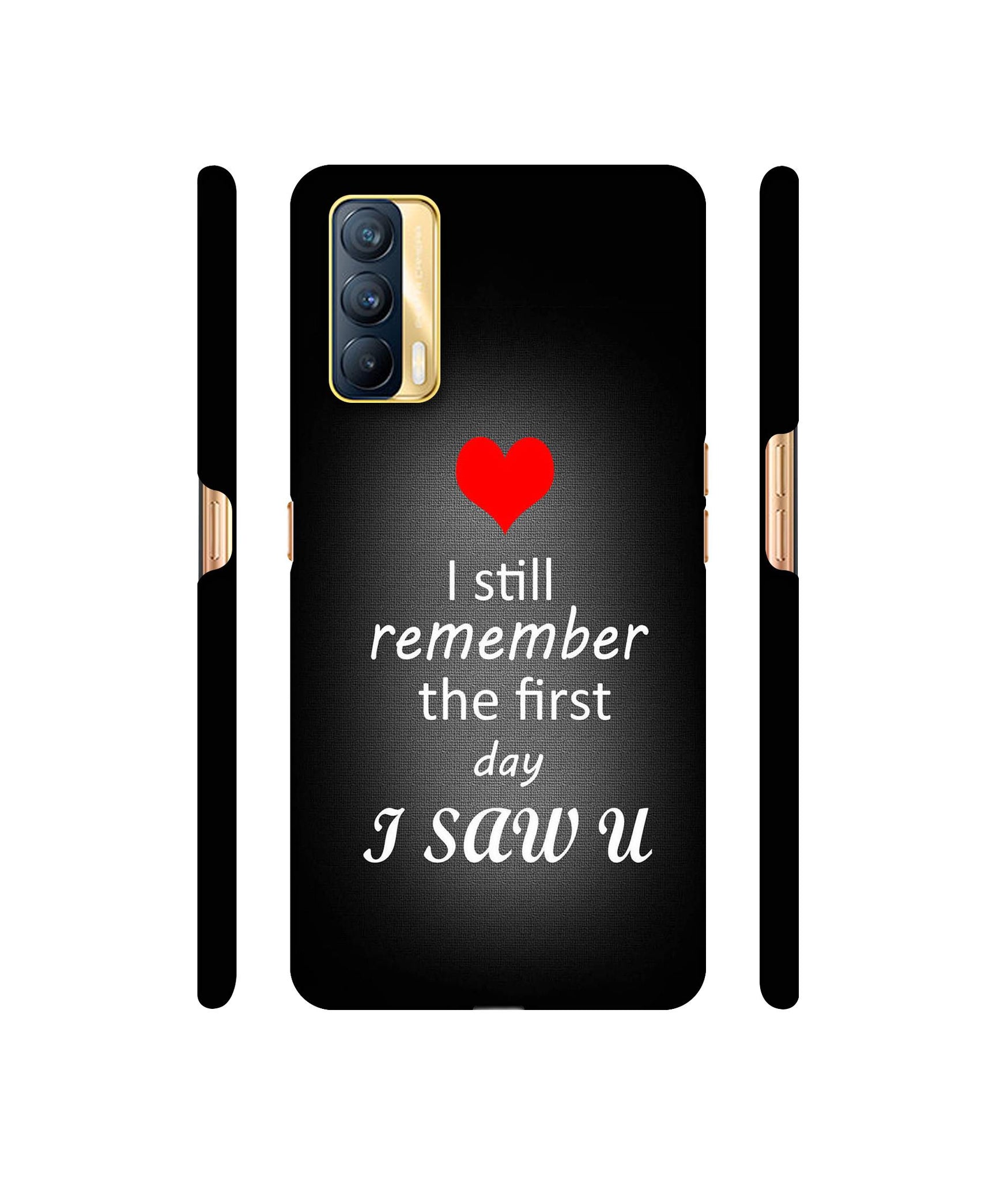 I Saw You Heart Designer Hard Back Cover for Realme X7 5G