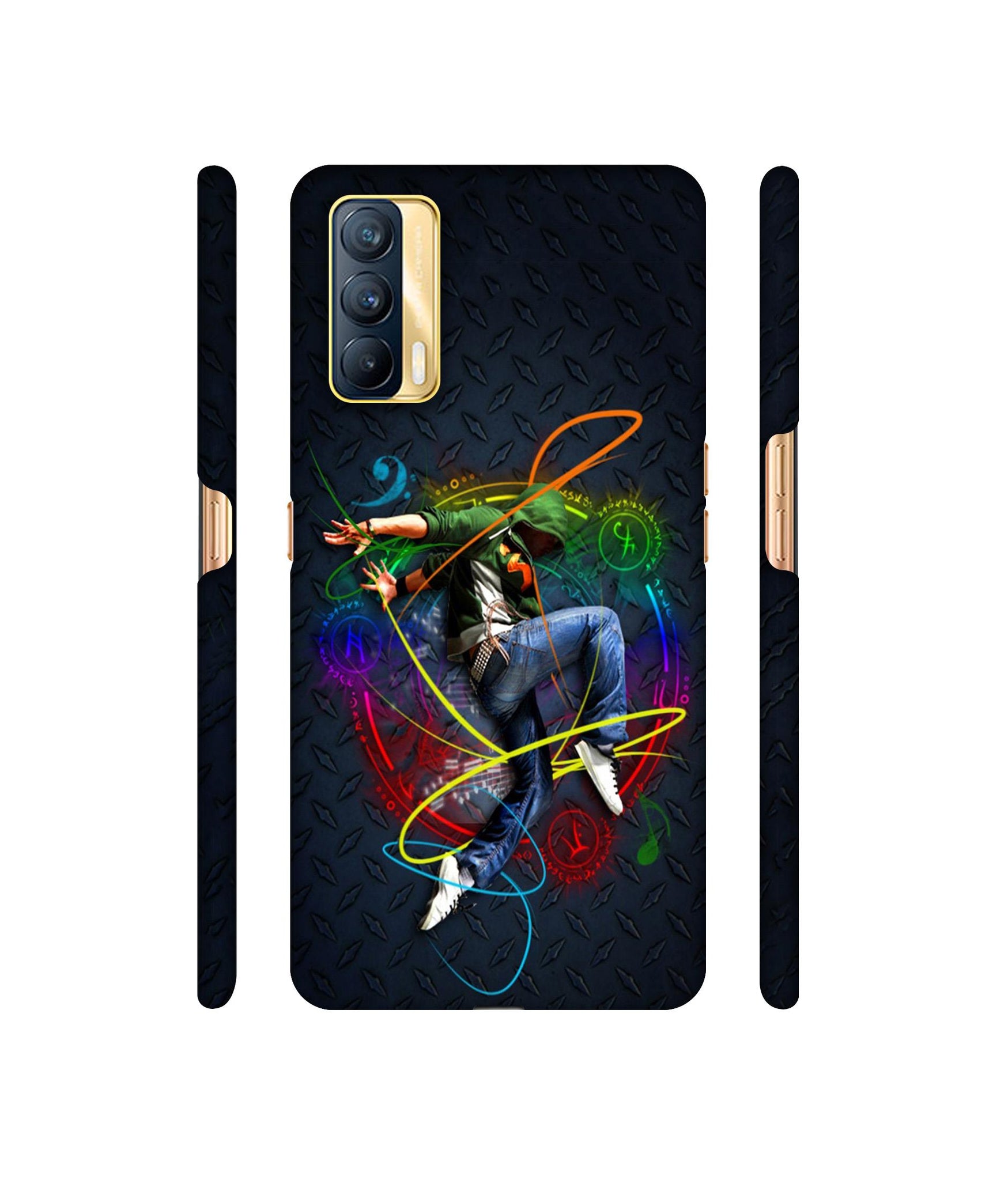 Boy With Music Designer Hard Back Cover for Realme X7 5G