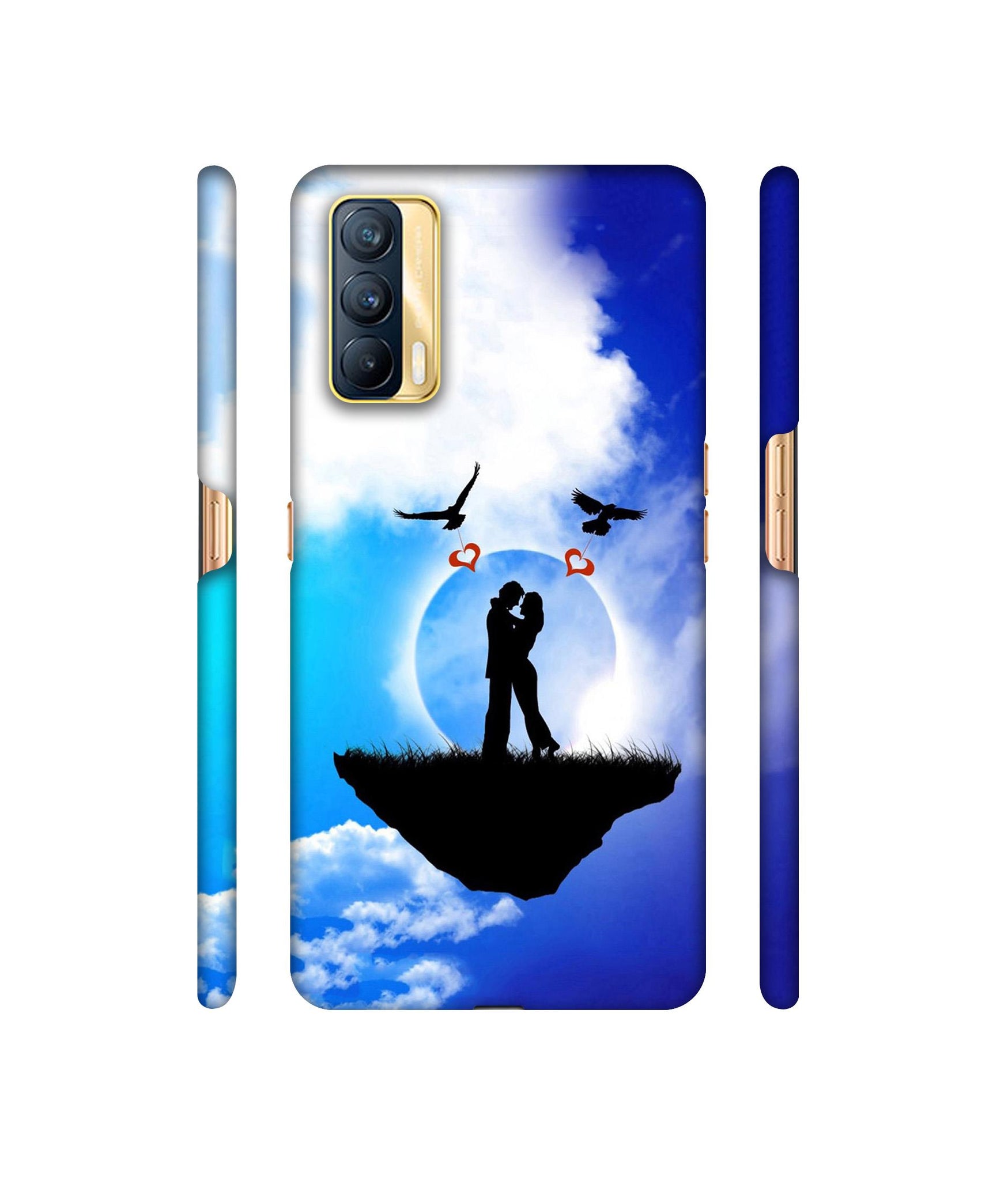 Flying Love Designer Hard Back Cover for Realme X7 5G