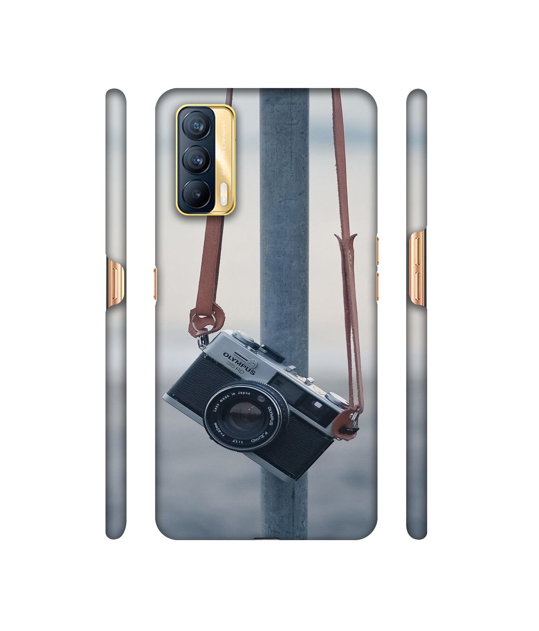 Camera Designer Hard Back Cover for Realme X7 5G