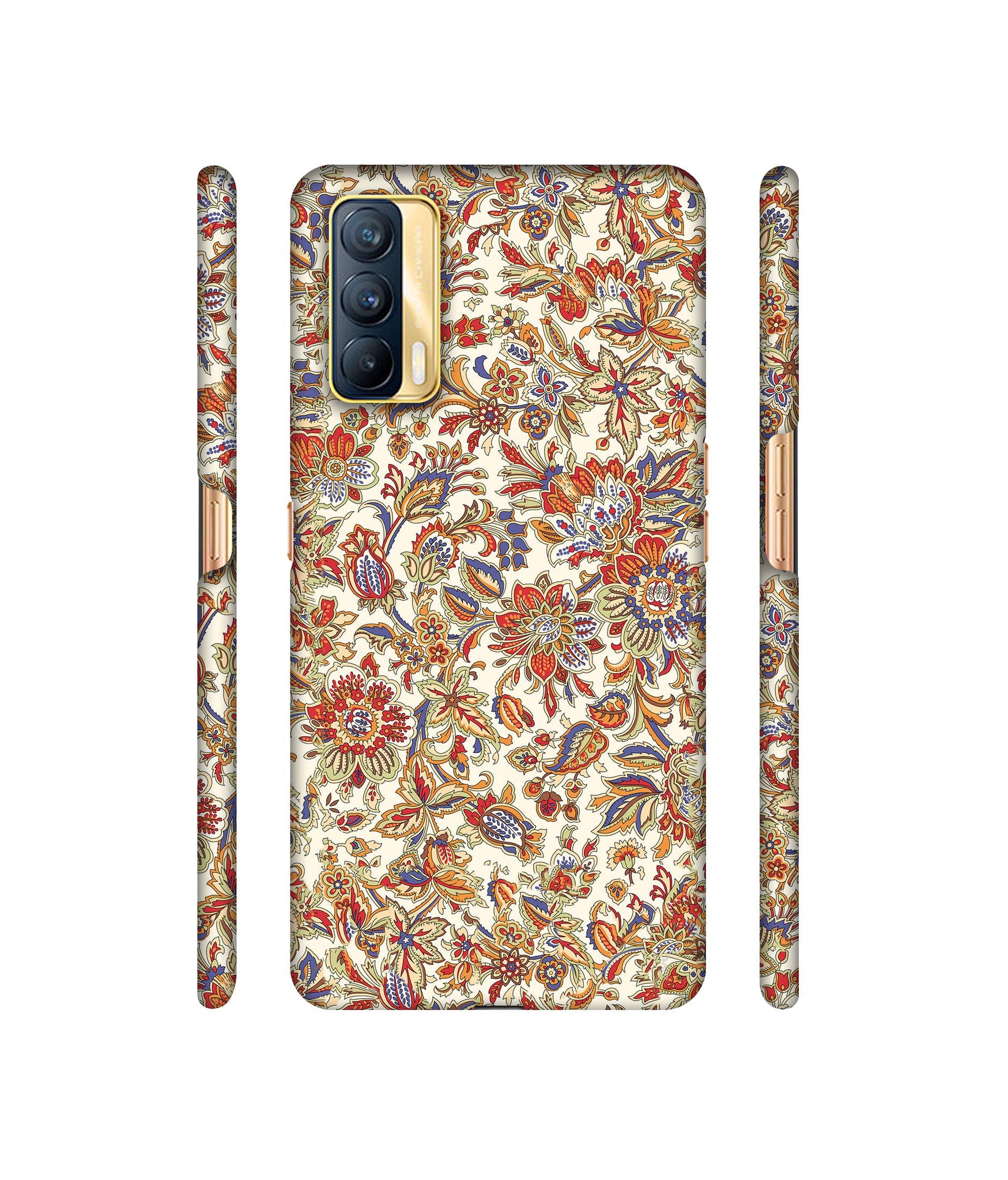 Floral Designer Hard Back Cover for Realme X7 5G