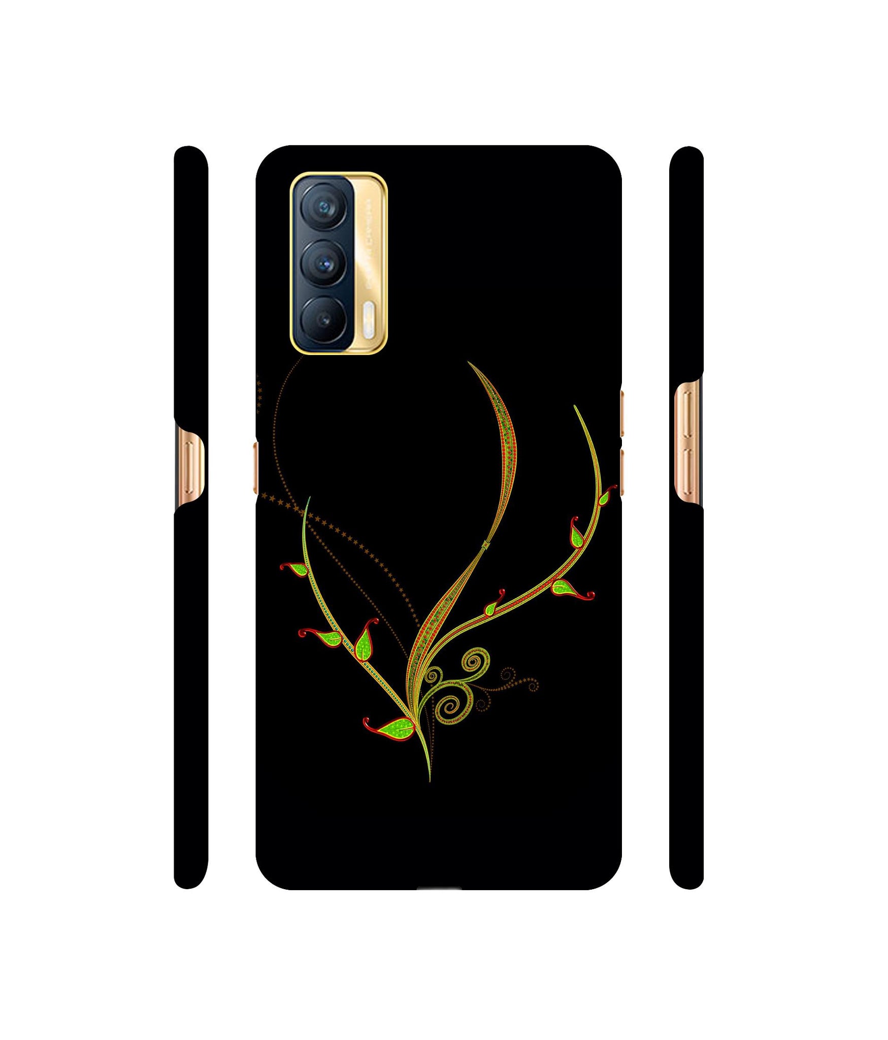 Yellow Pattern Designer Hard Back Cover for Realme X7 5G