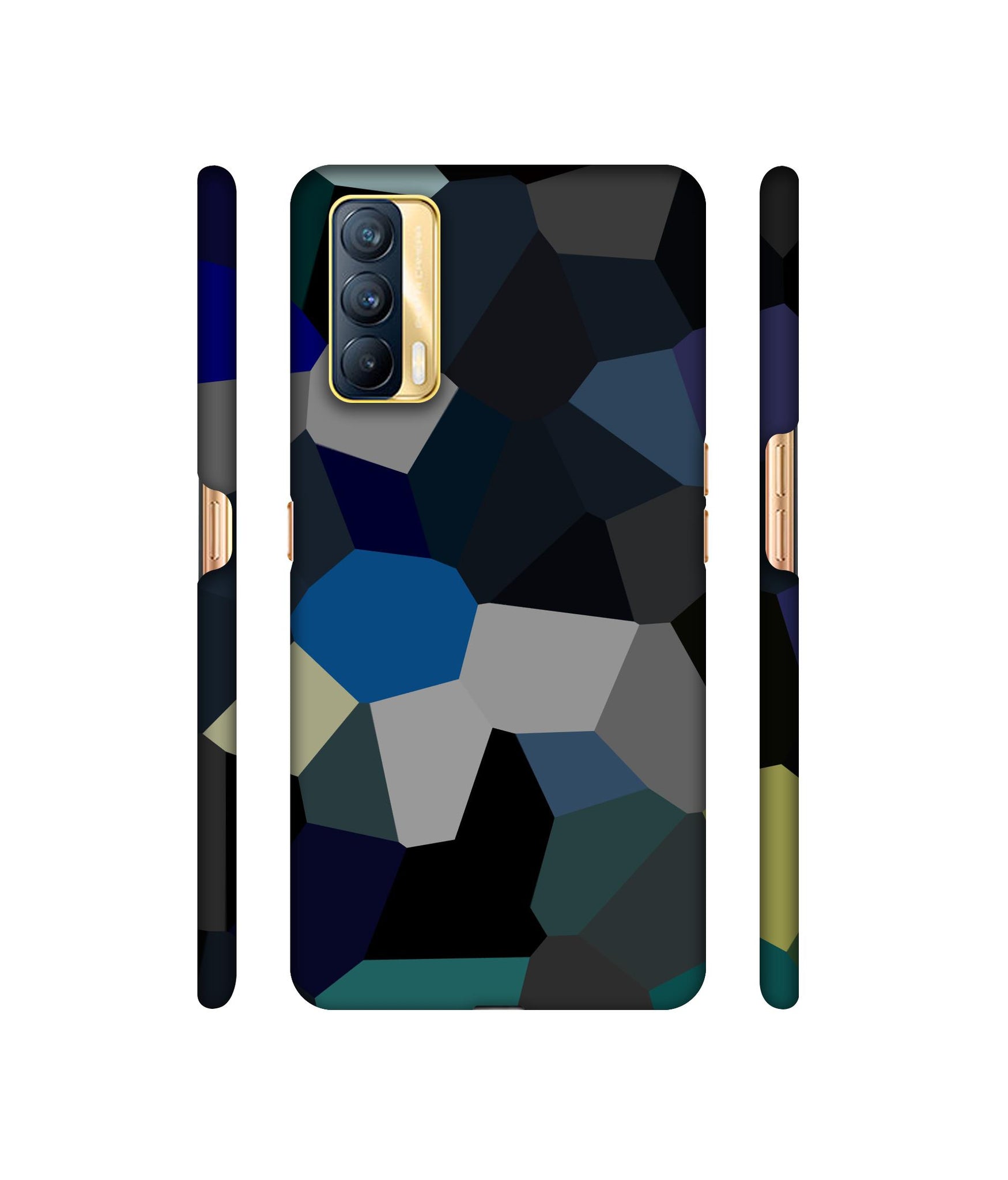 Mathematical Shape Designer Hard Back Cover for Realme X7 5G