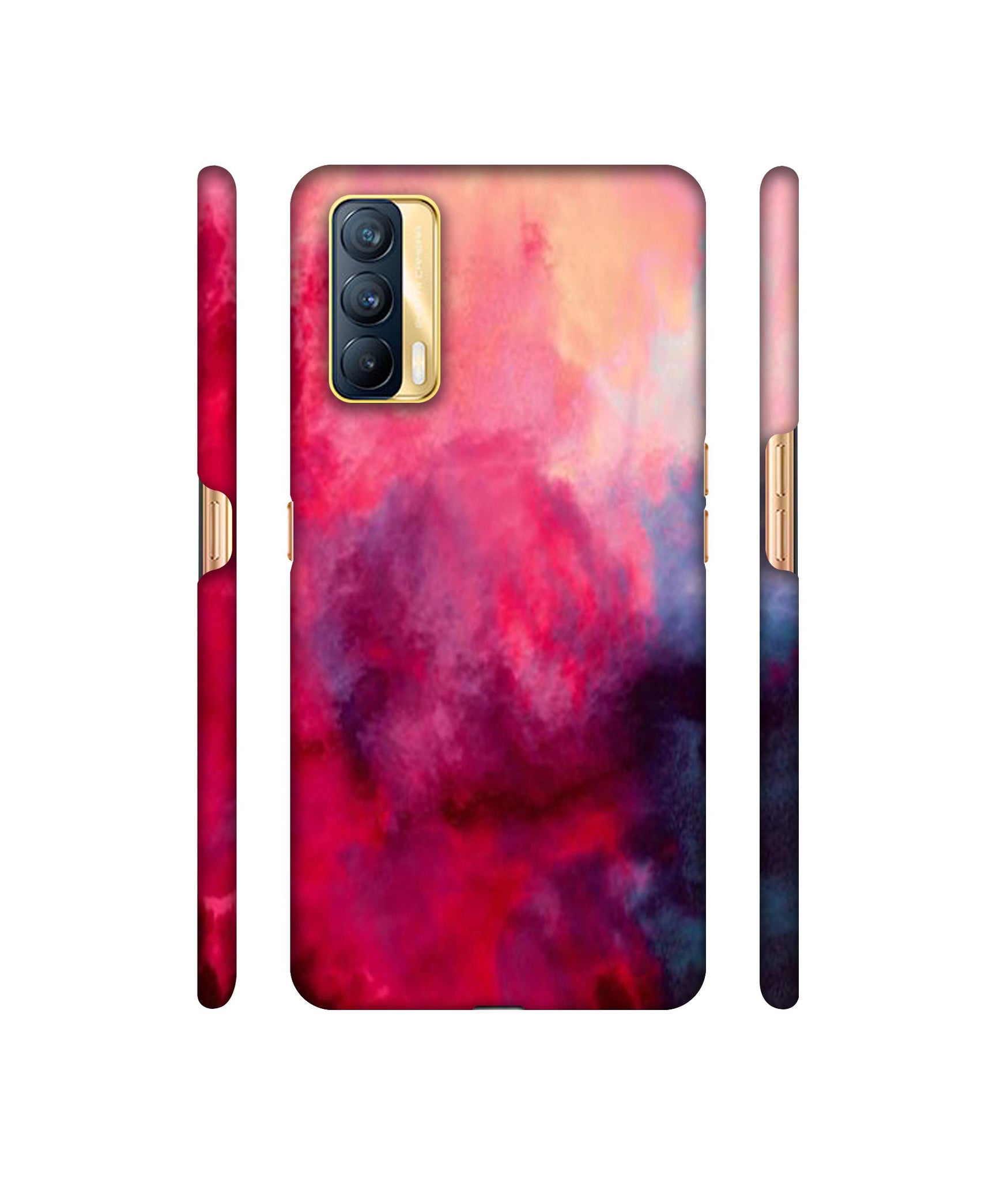Holi Color Designer Hard Back Cover for Realme X7 5G