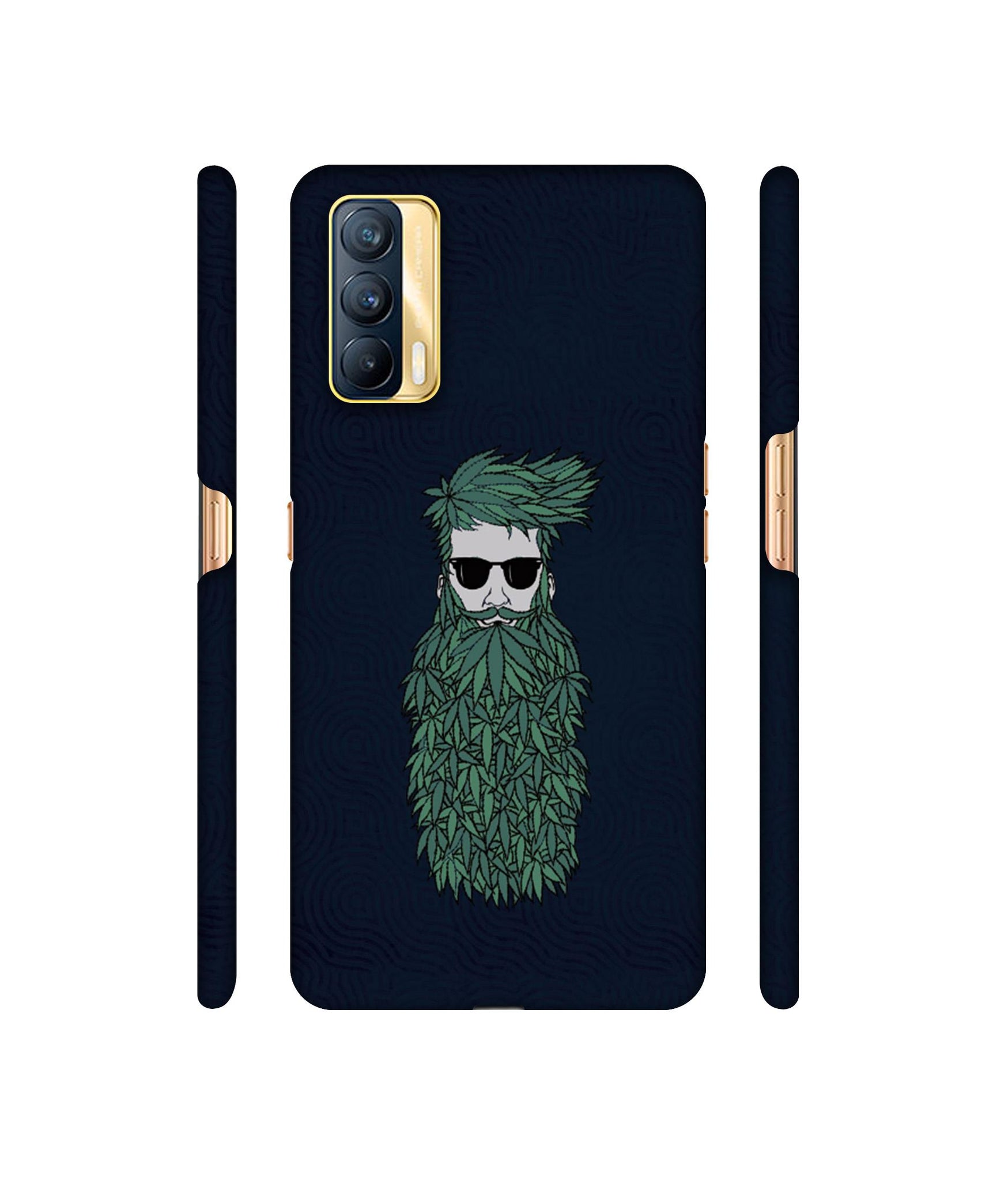 Beard Man Designer Hard Back Cover for Realme X7 5G