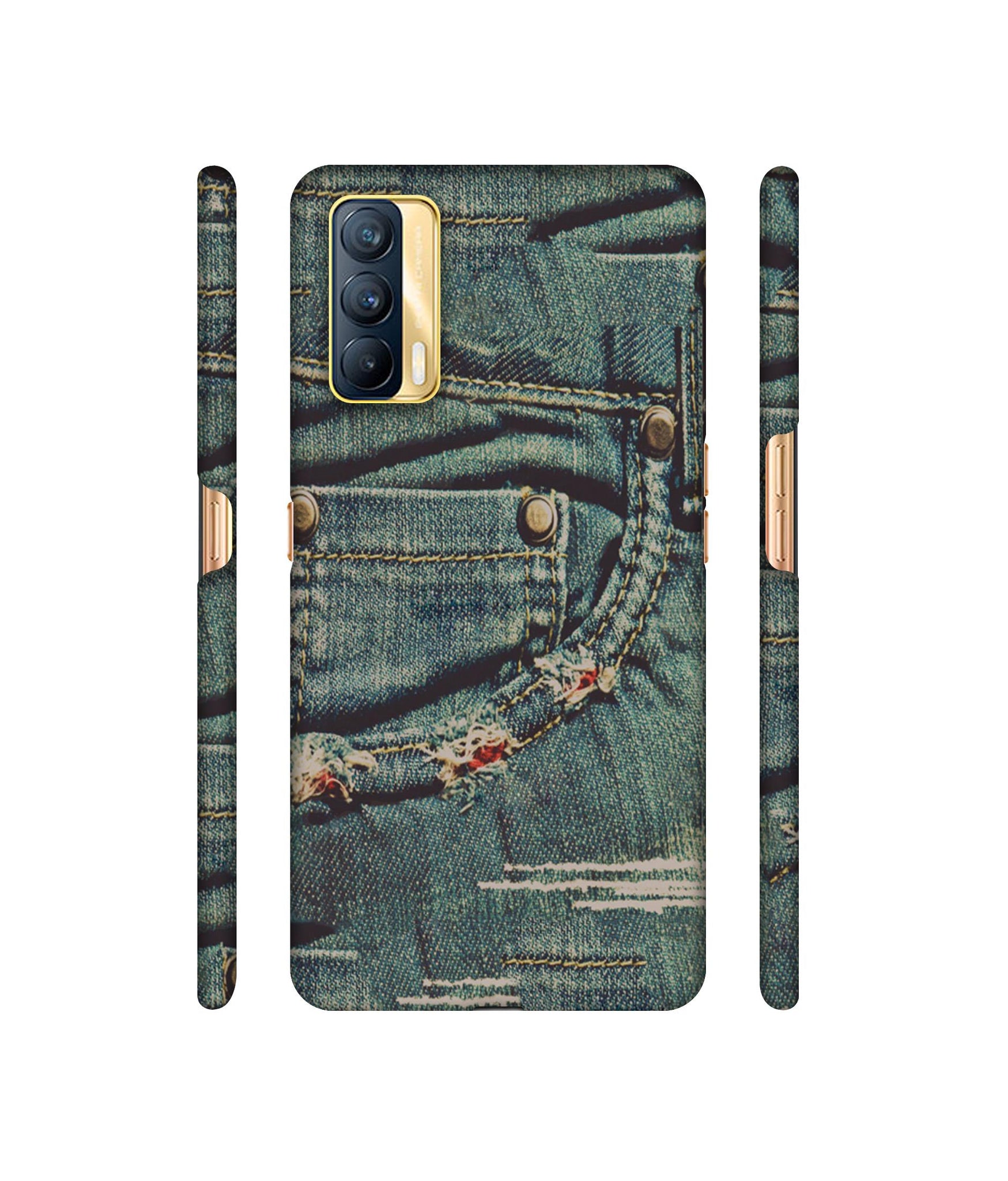 Jeans Designer Hard Back Cover for Realme X7 5G