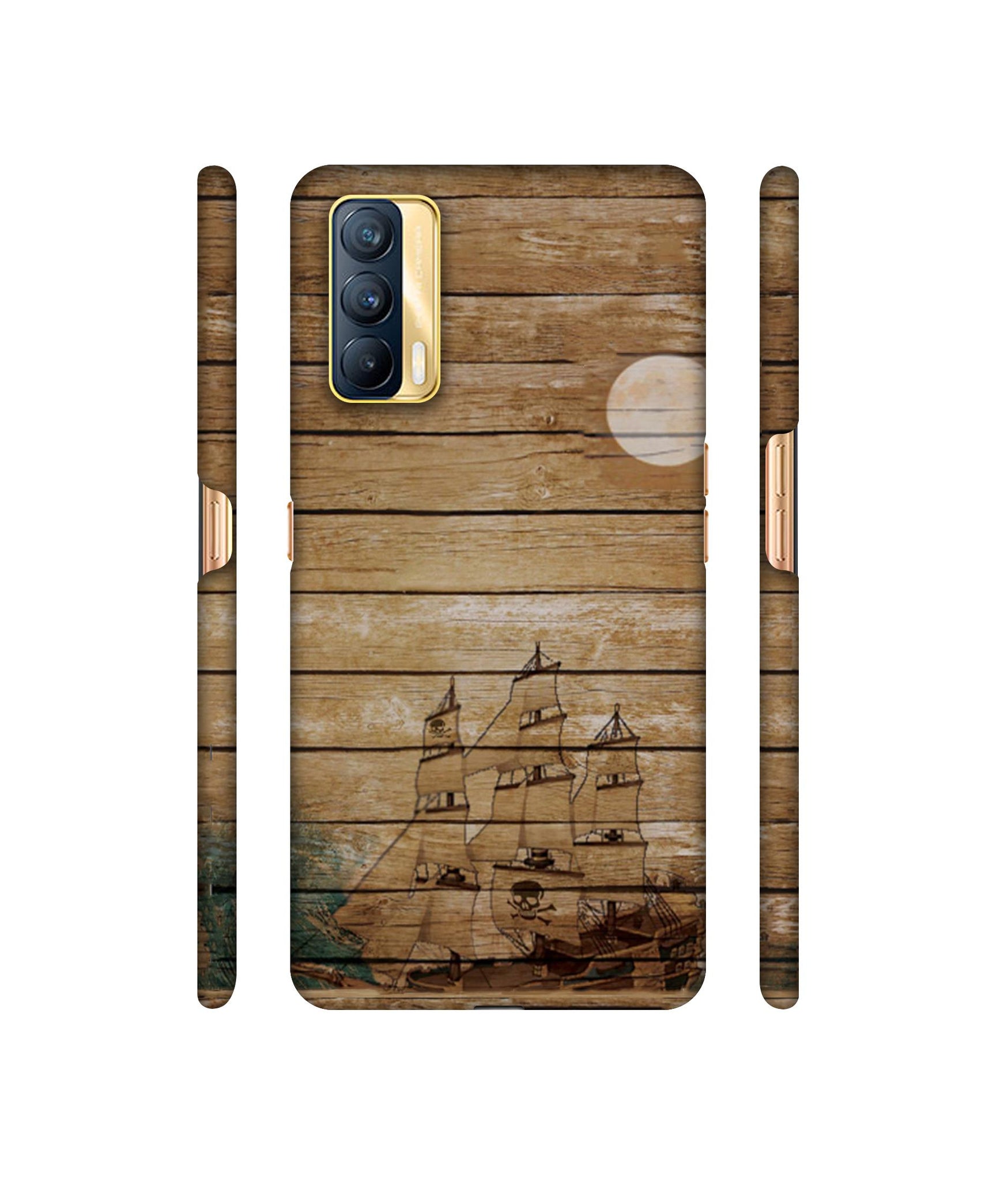 Wooden Pattern Designer Hard Back Cover for Realme X7 5G