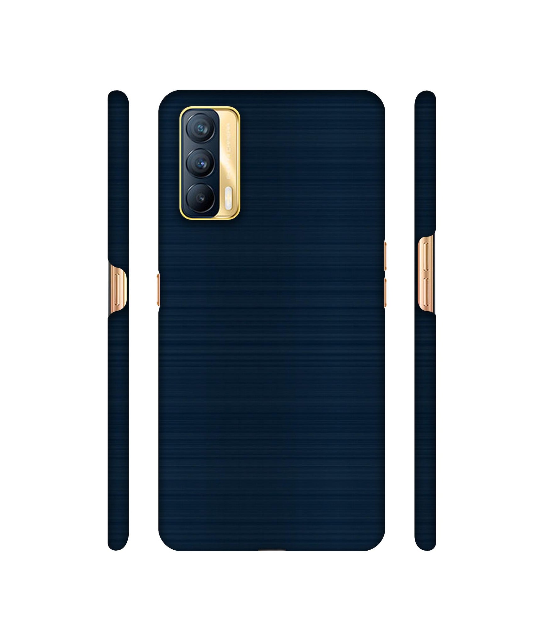 Blue Line Designer Hard Back Cover for Realme X7 5G