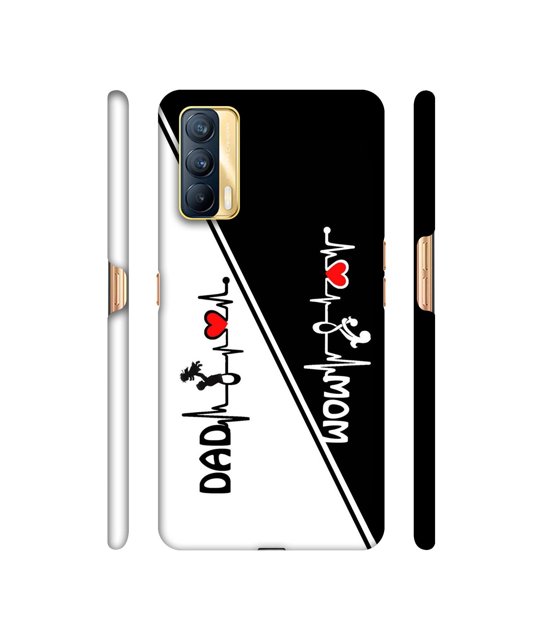 Mom and Dad Lover Designer Hard Back Cover for Realme X7 5G