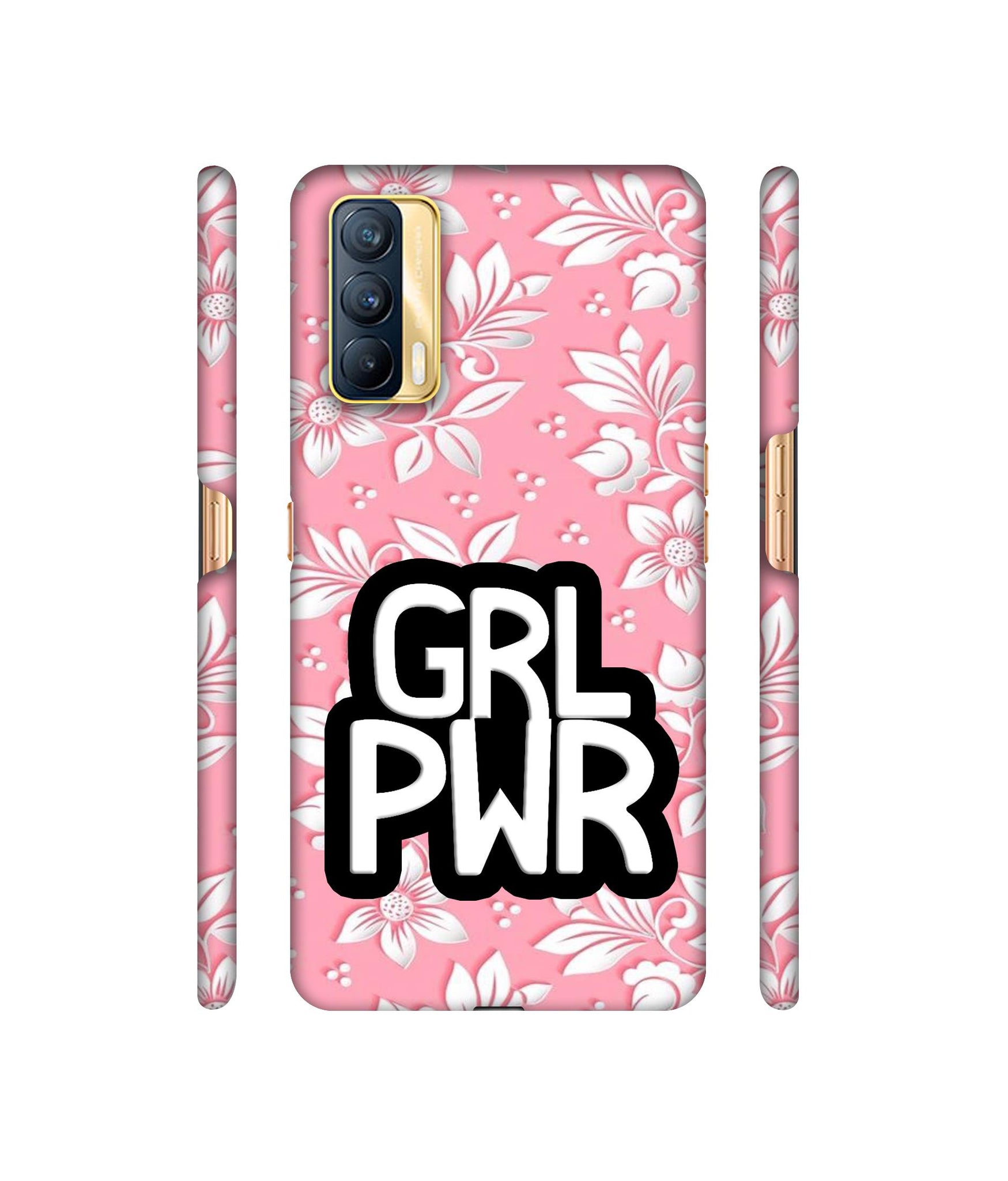 Girl Power Art Designer Hard Back Cover for Realme X7 5G