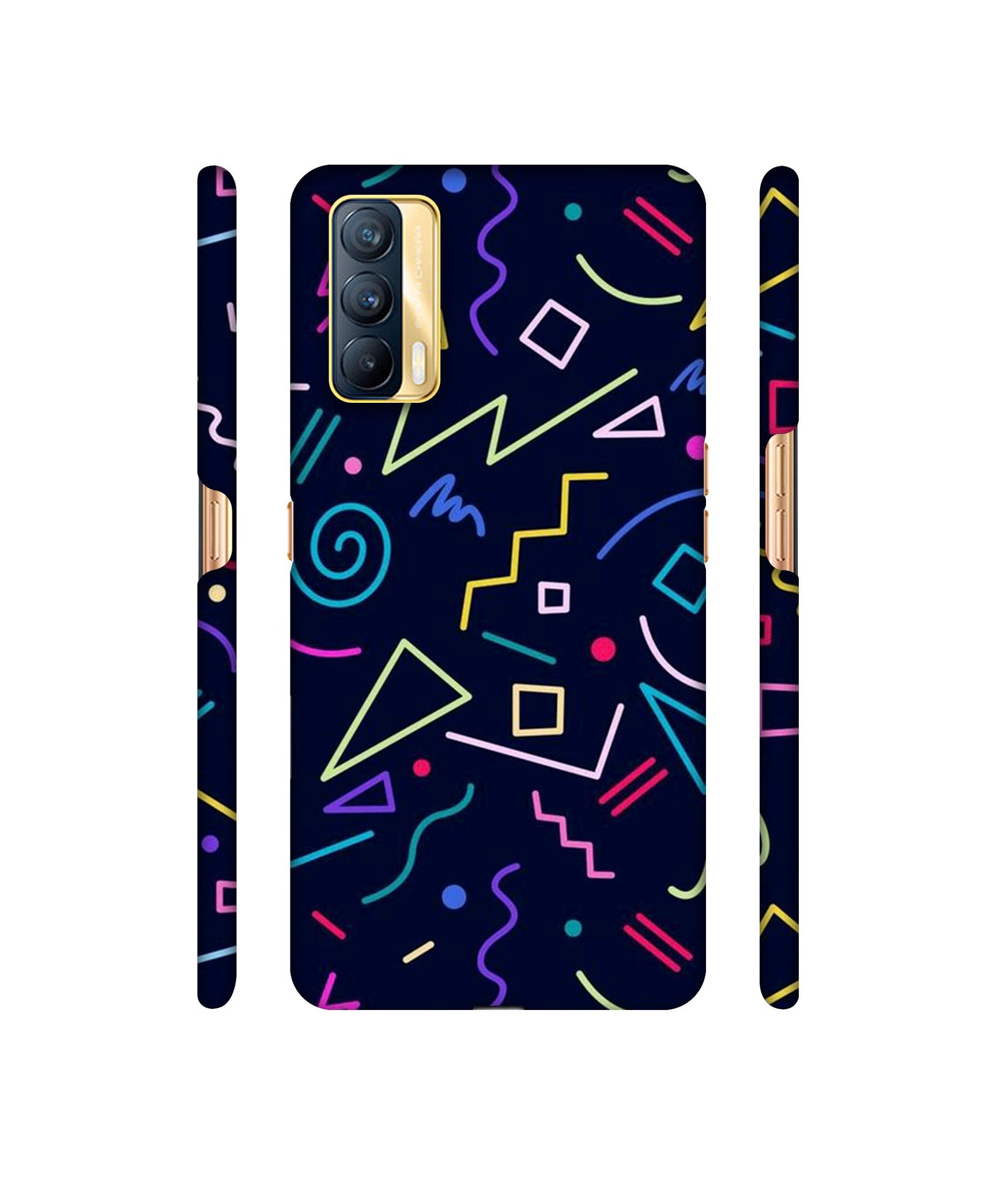 Sings Illustrator Designer Hard Back Cover for Realme X7 5G