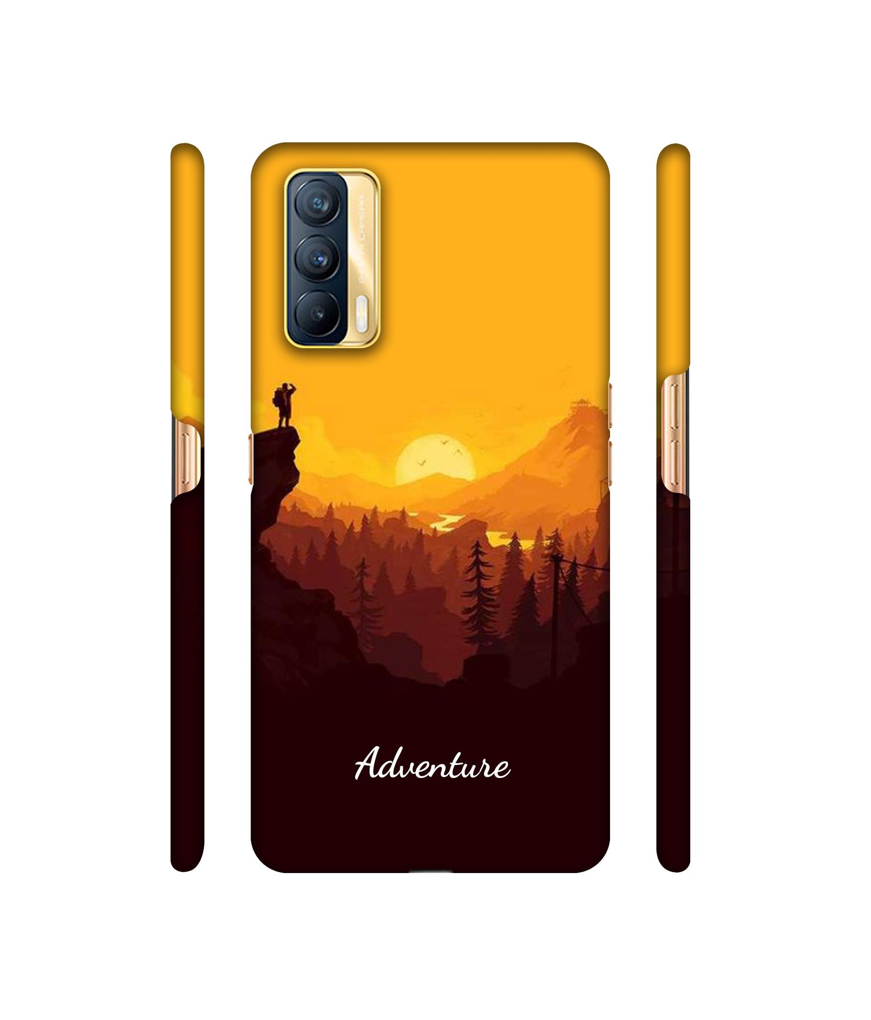 Adventure With Vactor Designer Hard Back Cover for Realme X7 5G