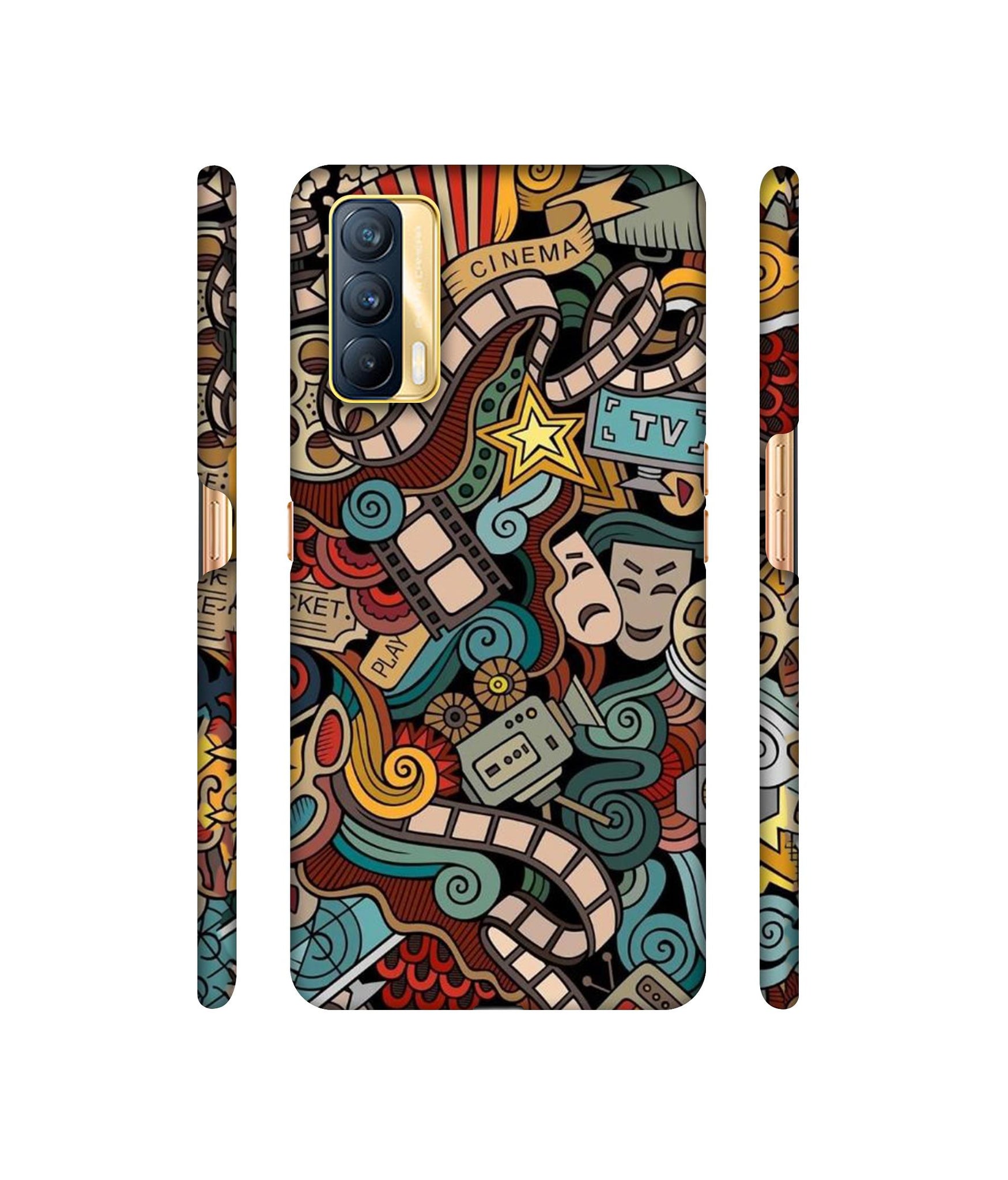 Movies Designer Hard Back Cover for Realme X7 5G