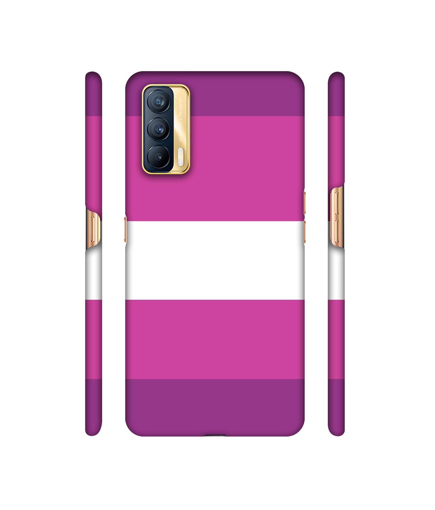 Purple Shade Straps Designer Hard Back Cover for Realme X7 5G