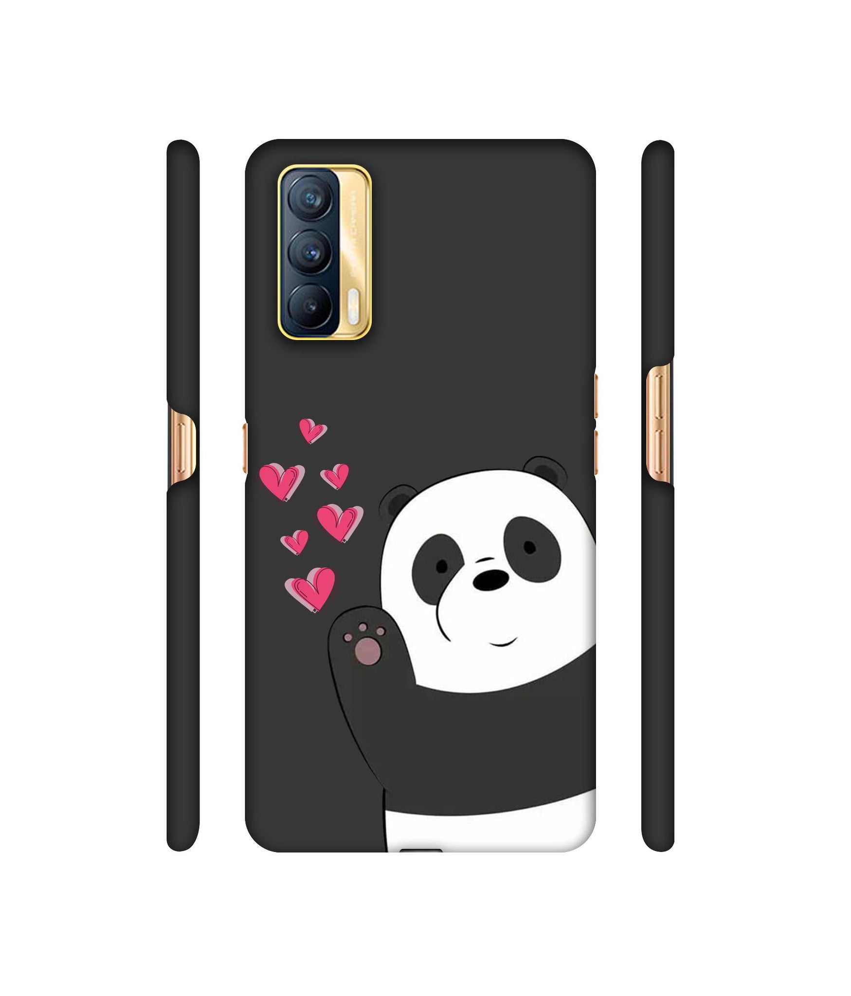 Love Panda Designer Hard Back Cover for Realme X7 5G