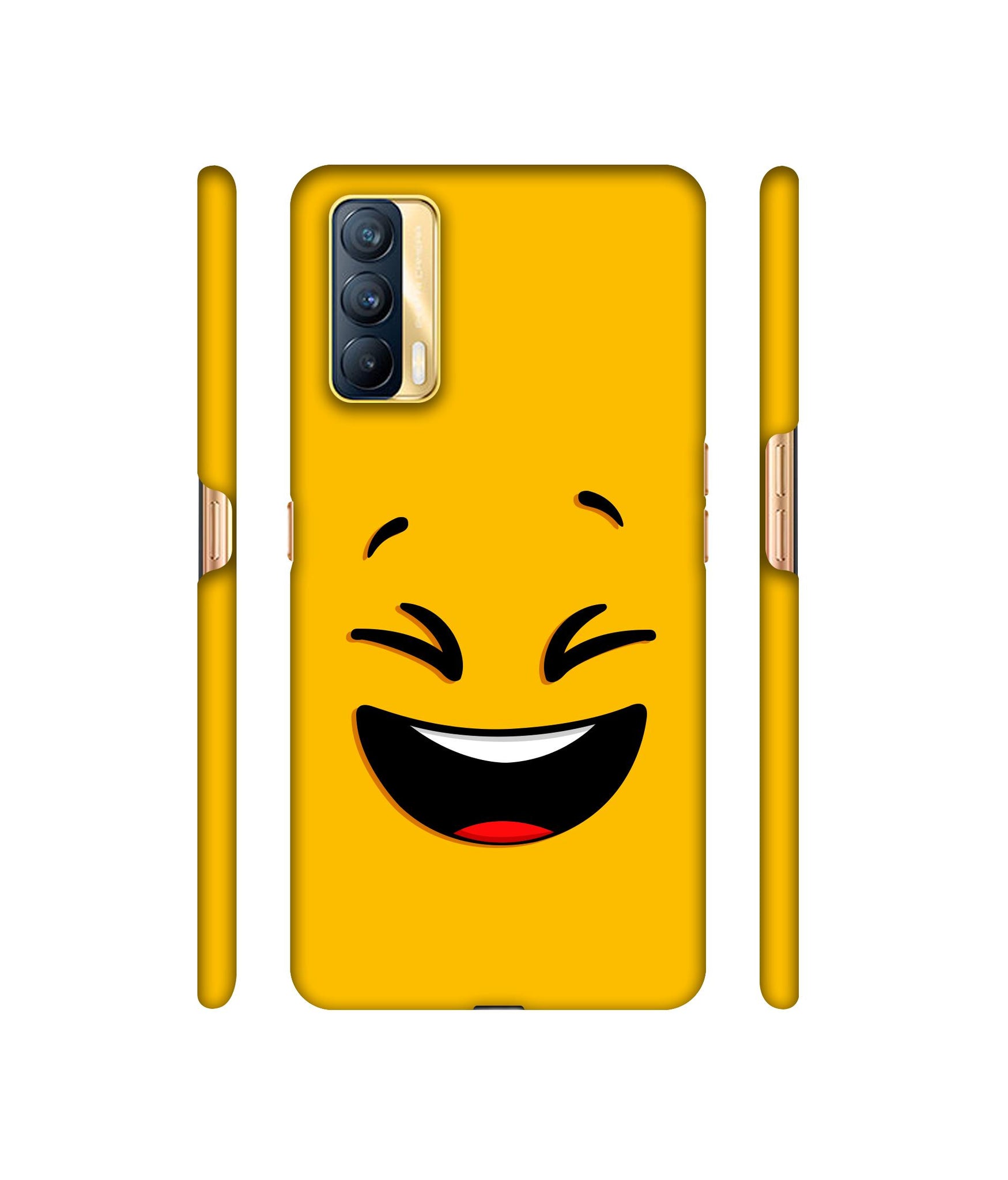 Smile Face Designer Hard Back Cover for Realme X7 5G