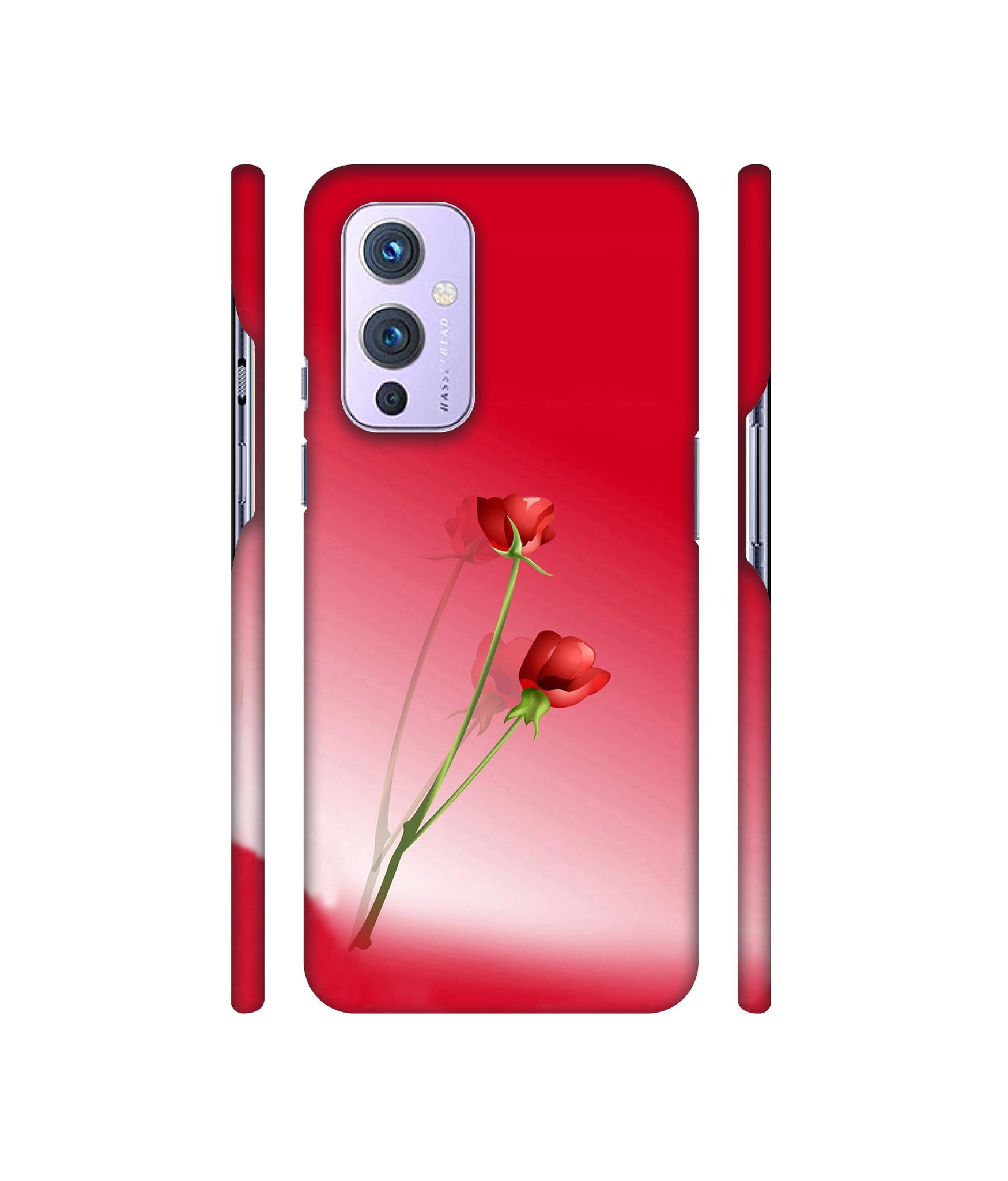 Red Roses Designer Hard Back Cover for OnePlus 9