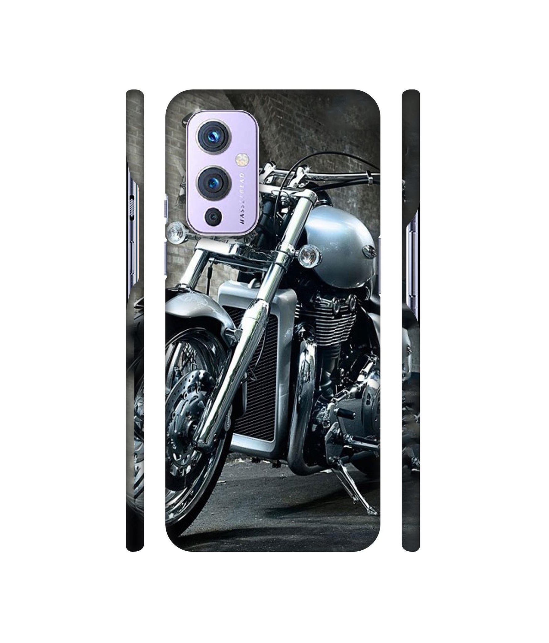 Motorcycle Designer Hard Back Cover for OnePlus 9